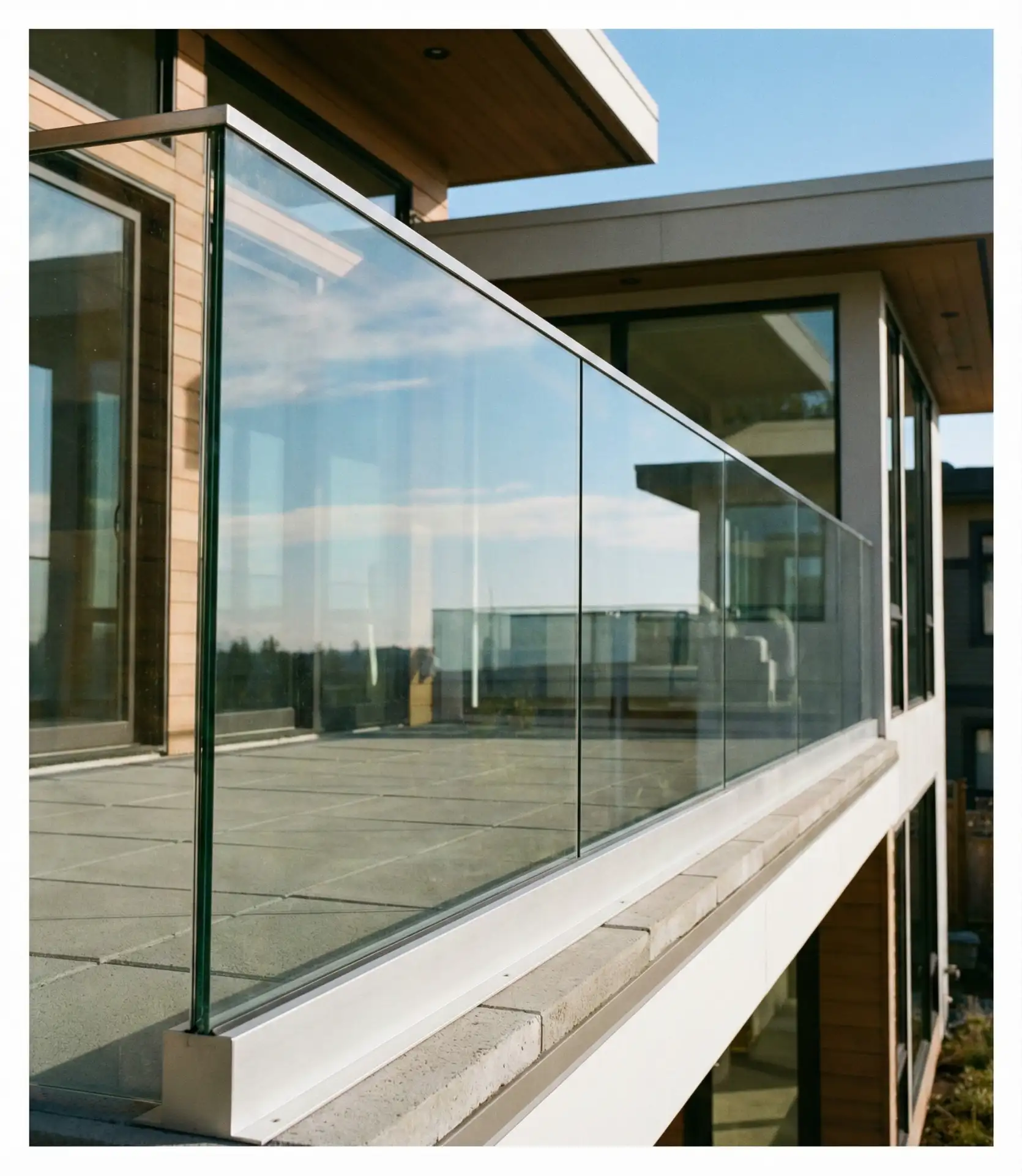 Glass Panel Railing for Unobstructed Views 2