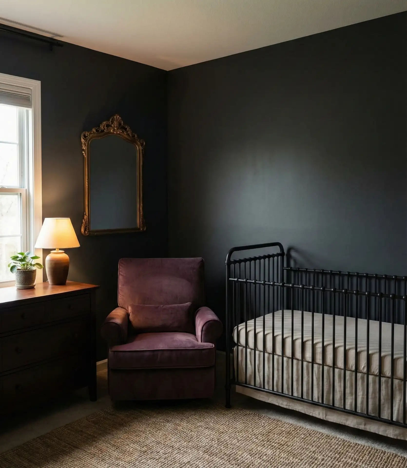 Gothic Romance in Charcoal and Plum 2