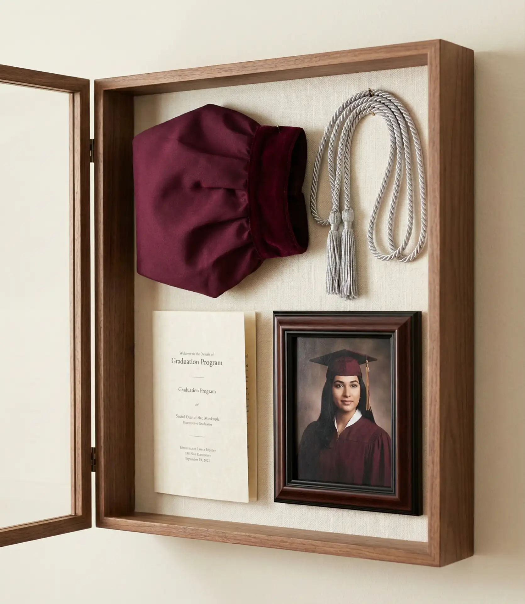Graduation Cap and Gown Memory Box 2
