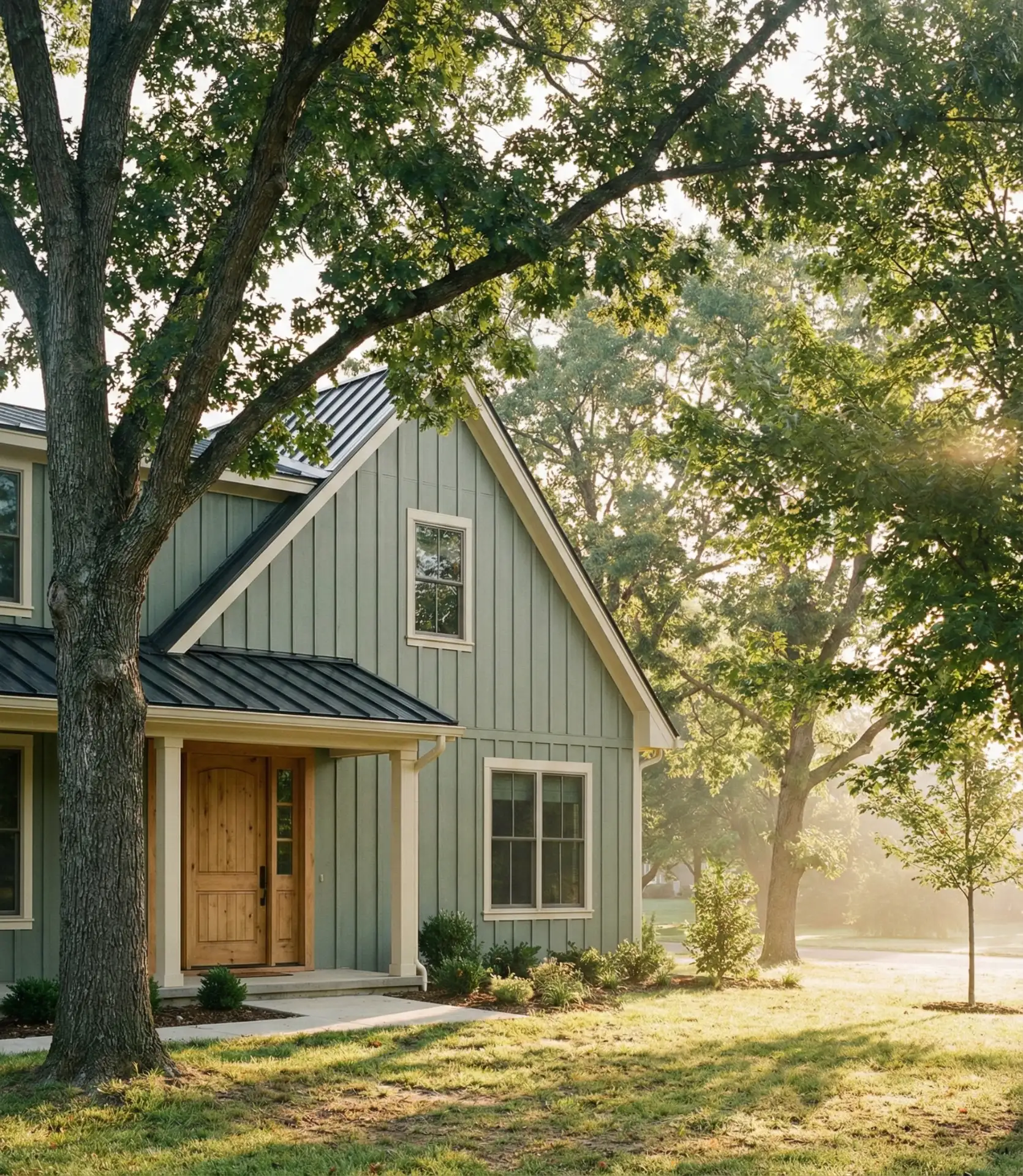 Green Sage Exterior with Cream Trim 2