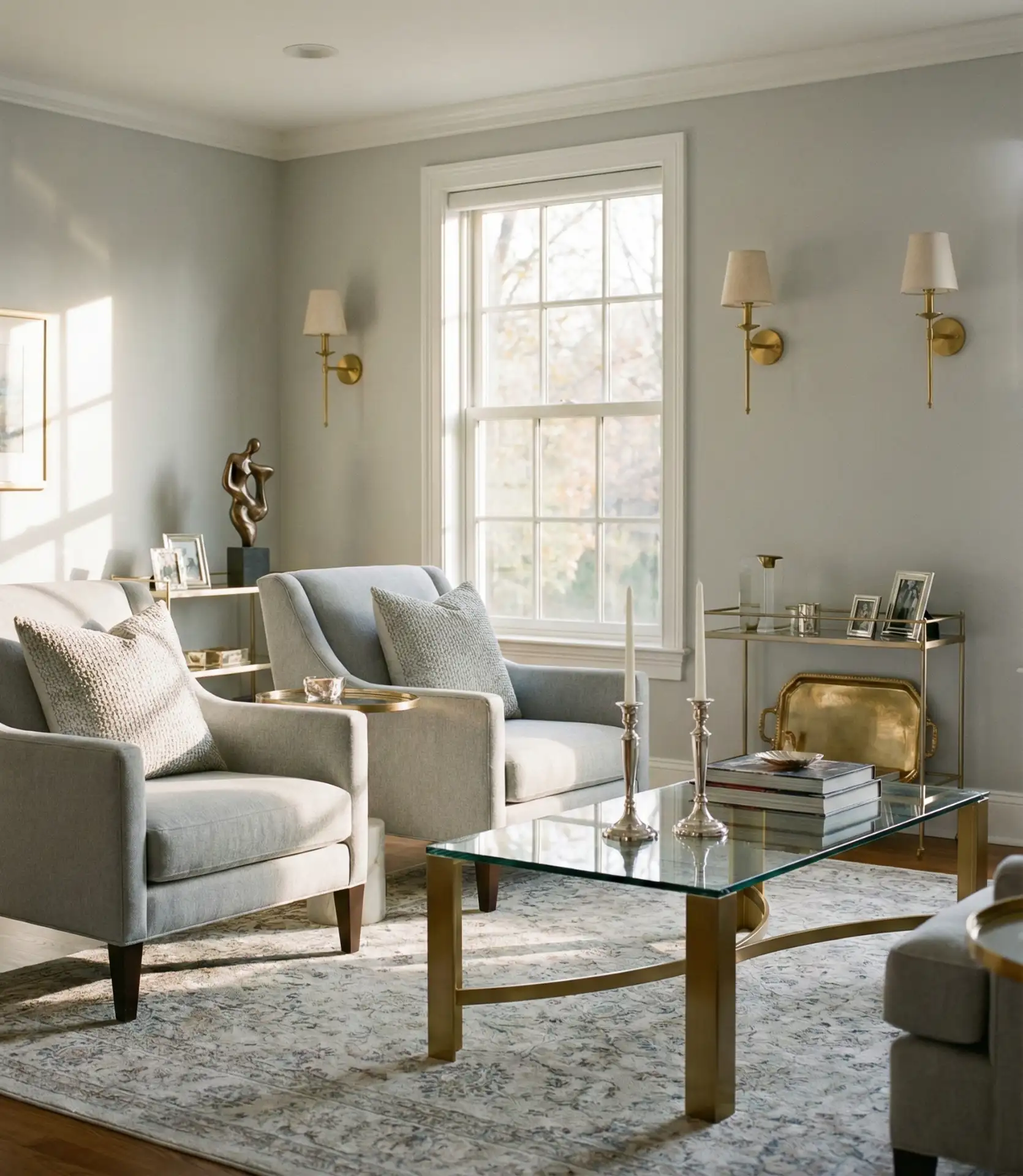 Grey Color Schemes with Metallics 1