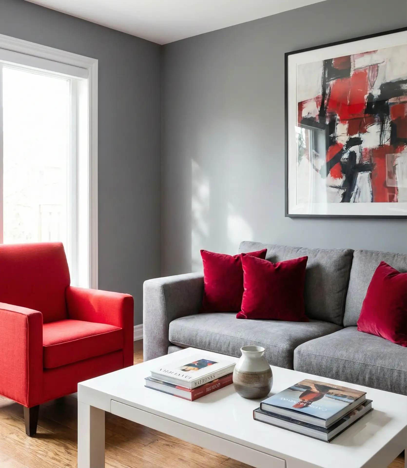 Grey and Red Bold Statement 2