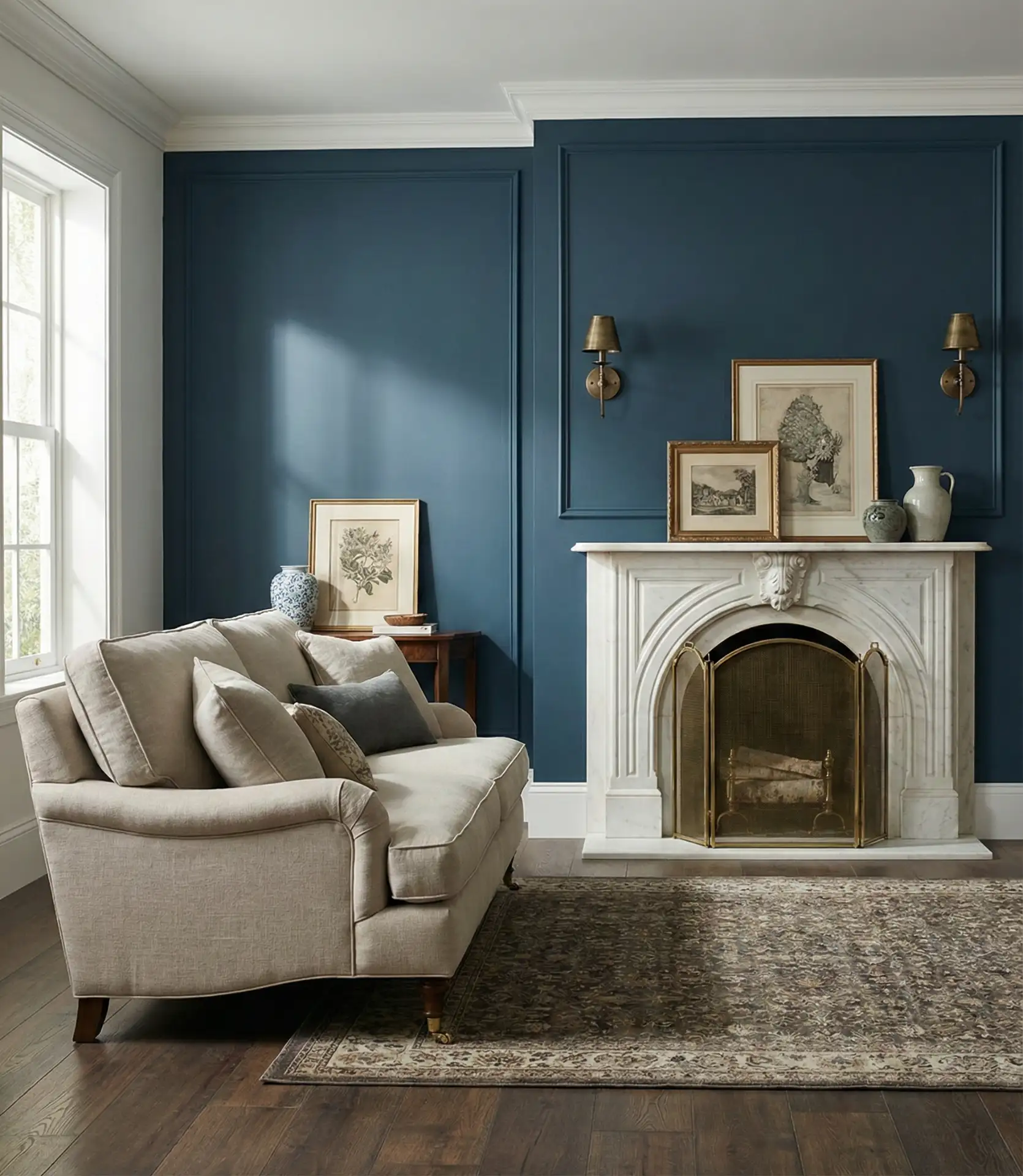 Hague Blue Statement Wall 2