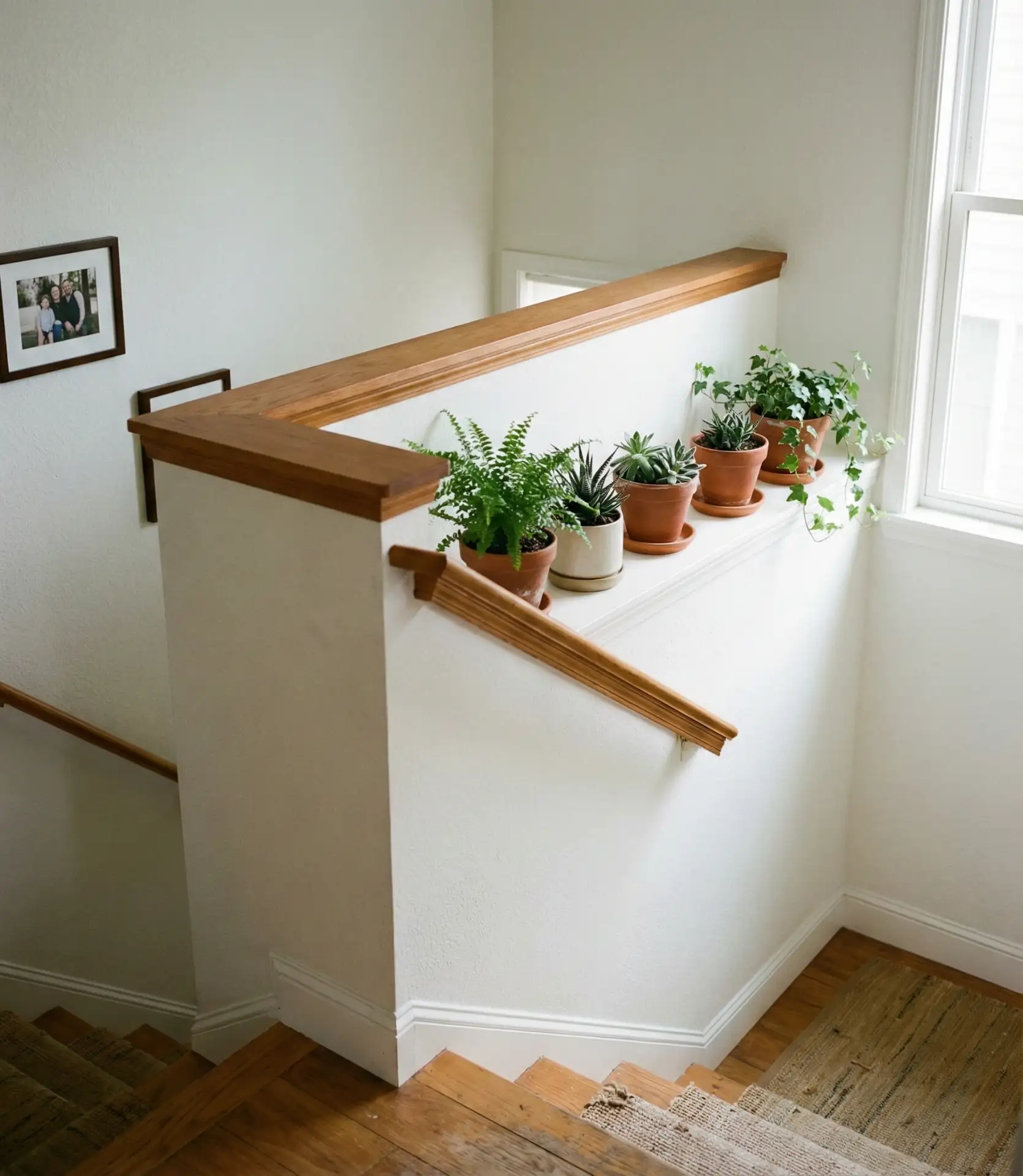 Half Wall Railings with Built-In Storage 1