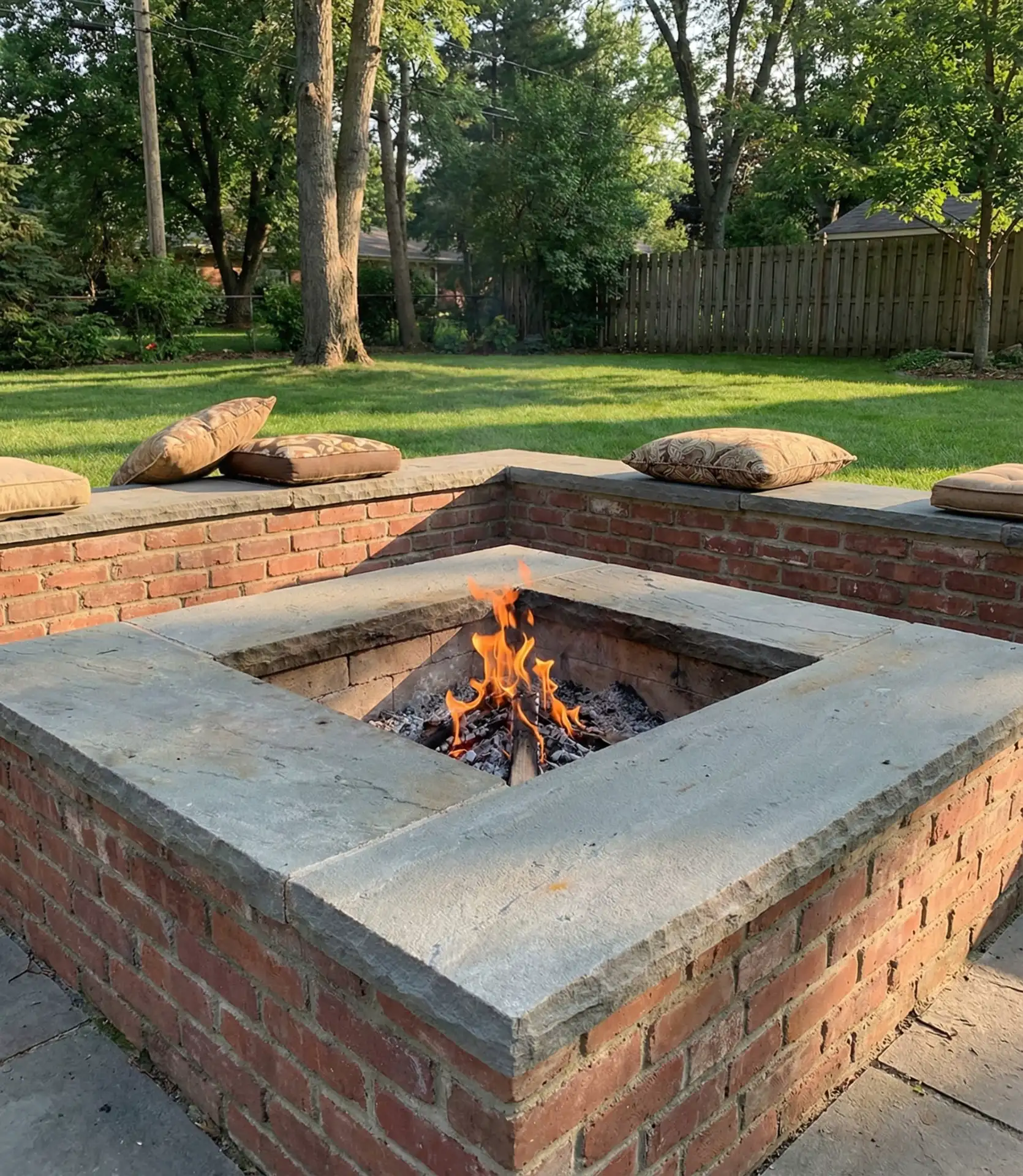 Half-Wall Surround with Wide Ledge Seating 2