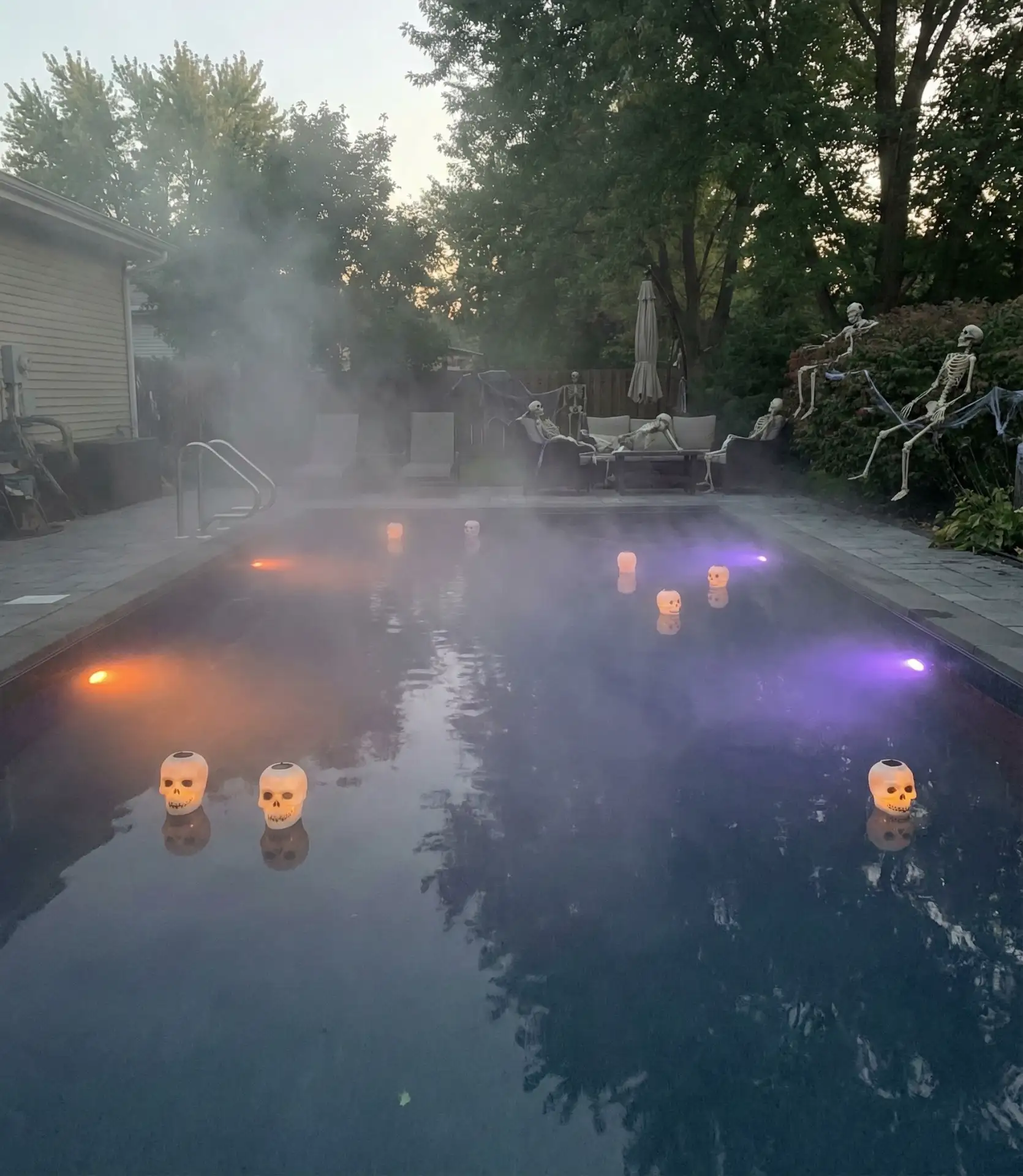 Halloween Haunted Pool Experience 1