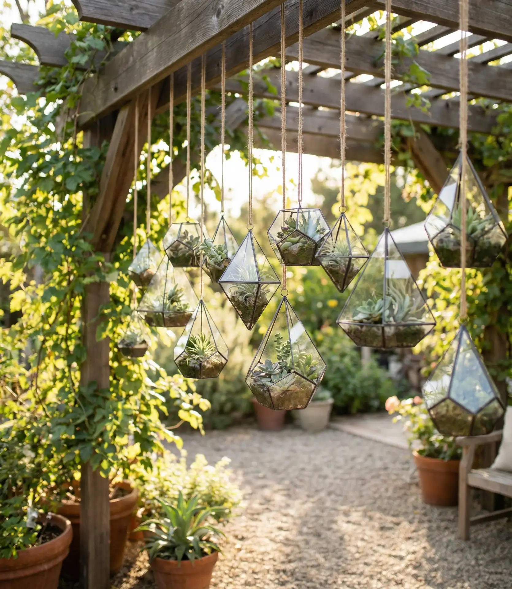 Hanging Glass Terrariums 1