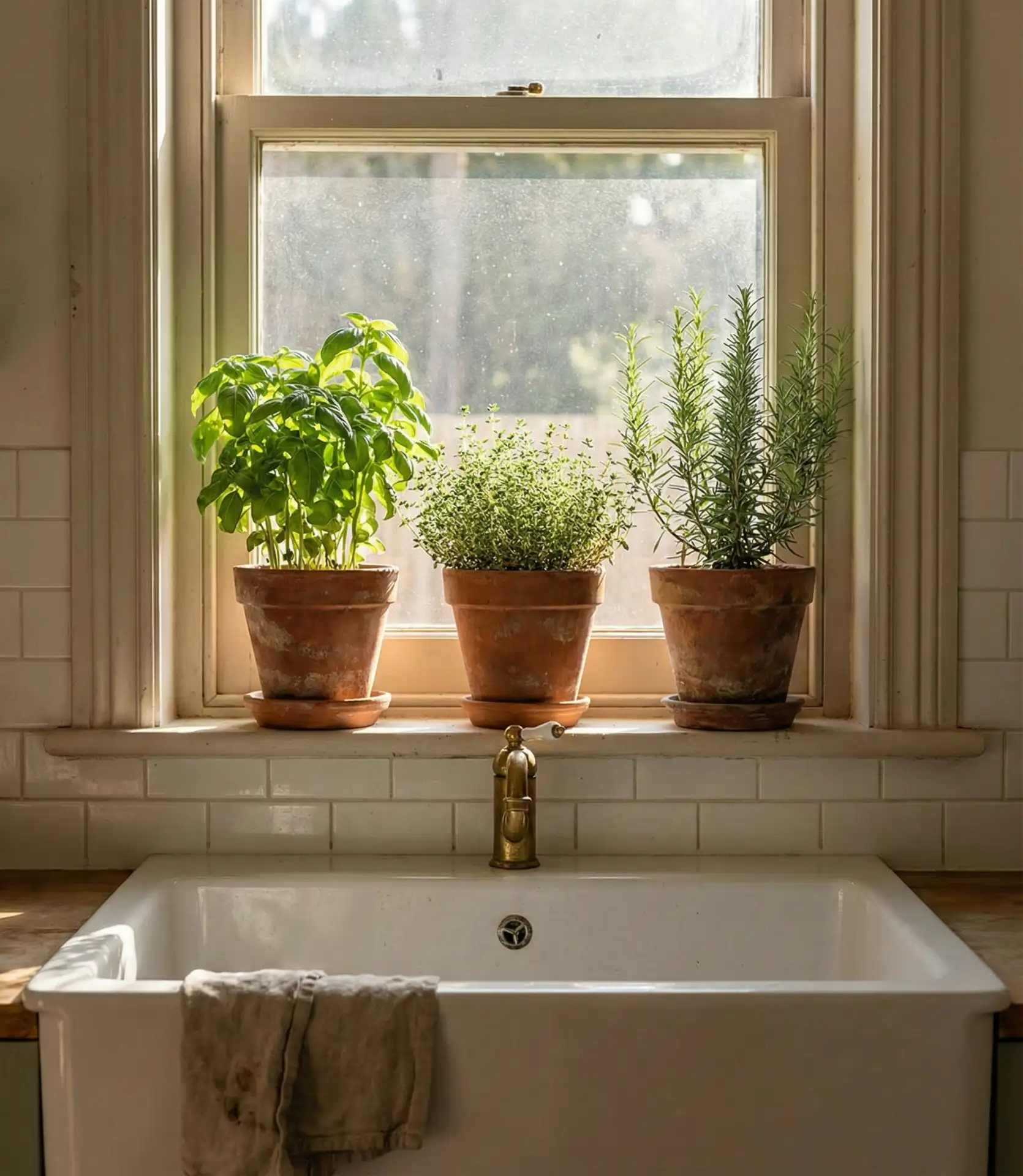 Herb Garden on a Sunny Sill 1
