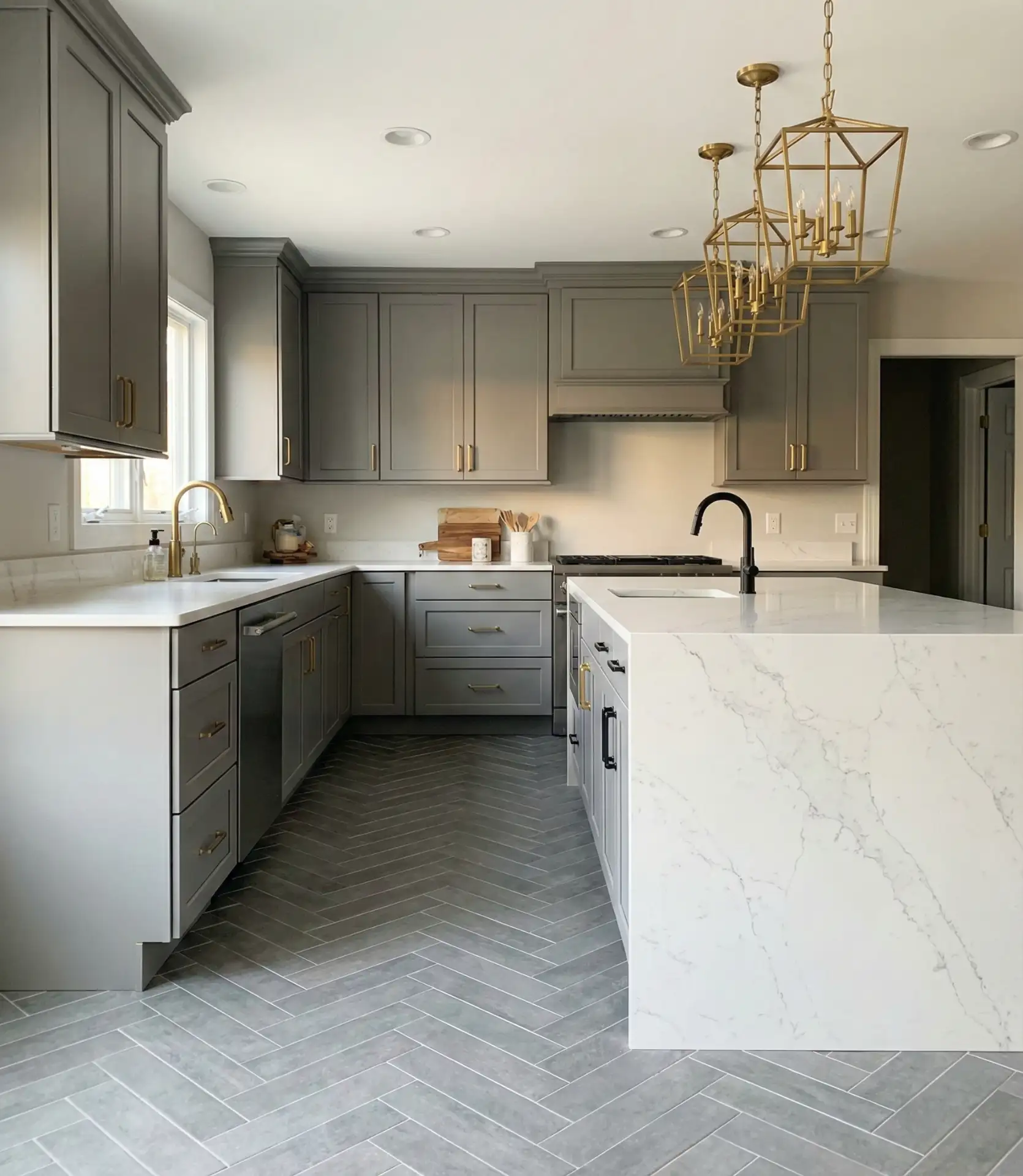 Herringbone Pattern Elegance 1