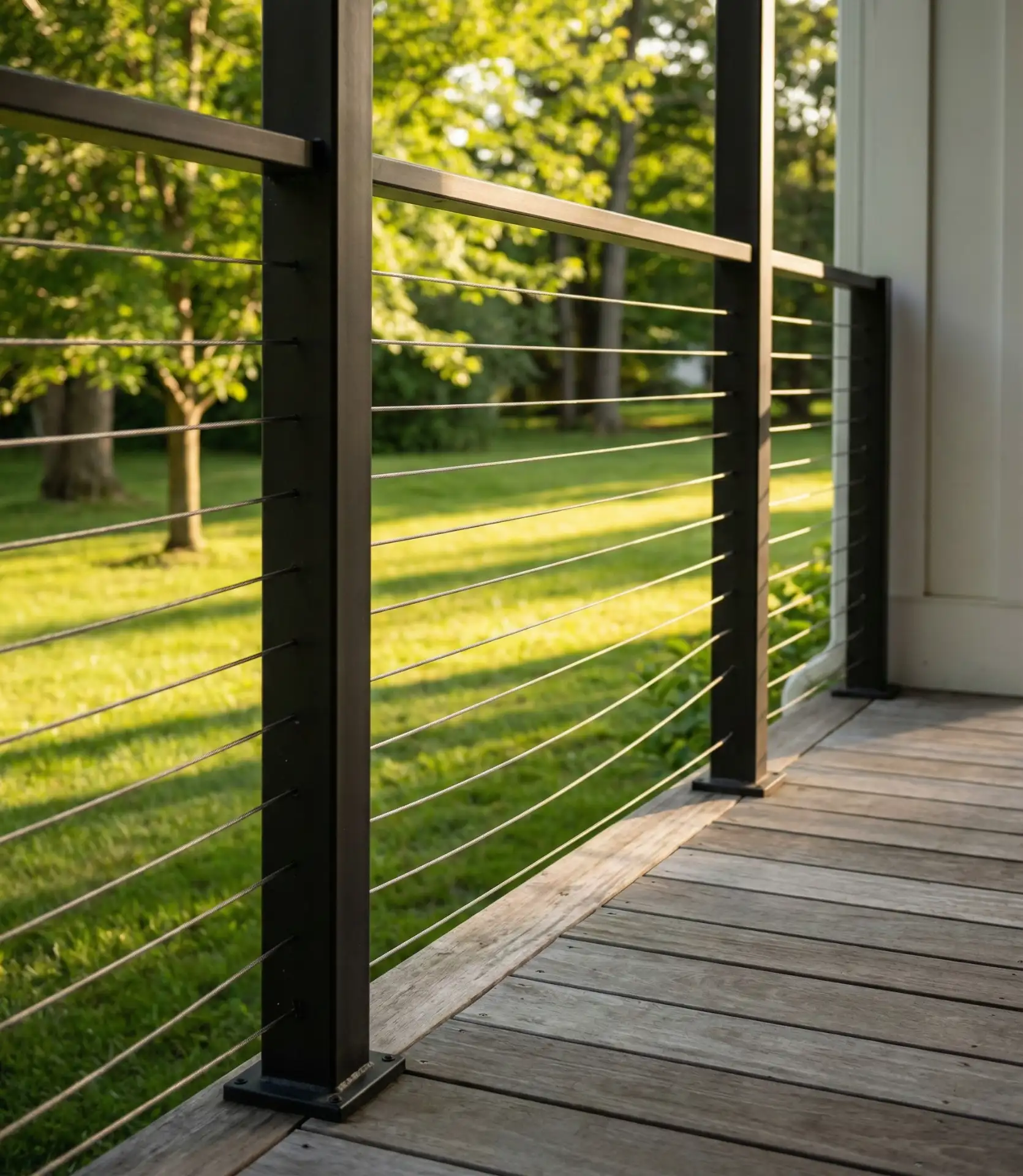 Horizontal Cable Railing for Modern Homes 1