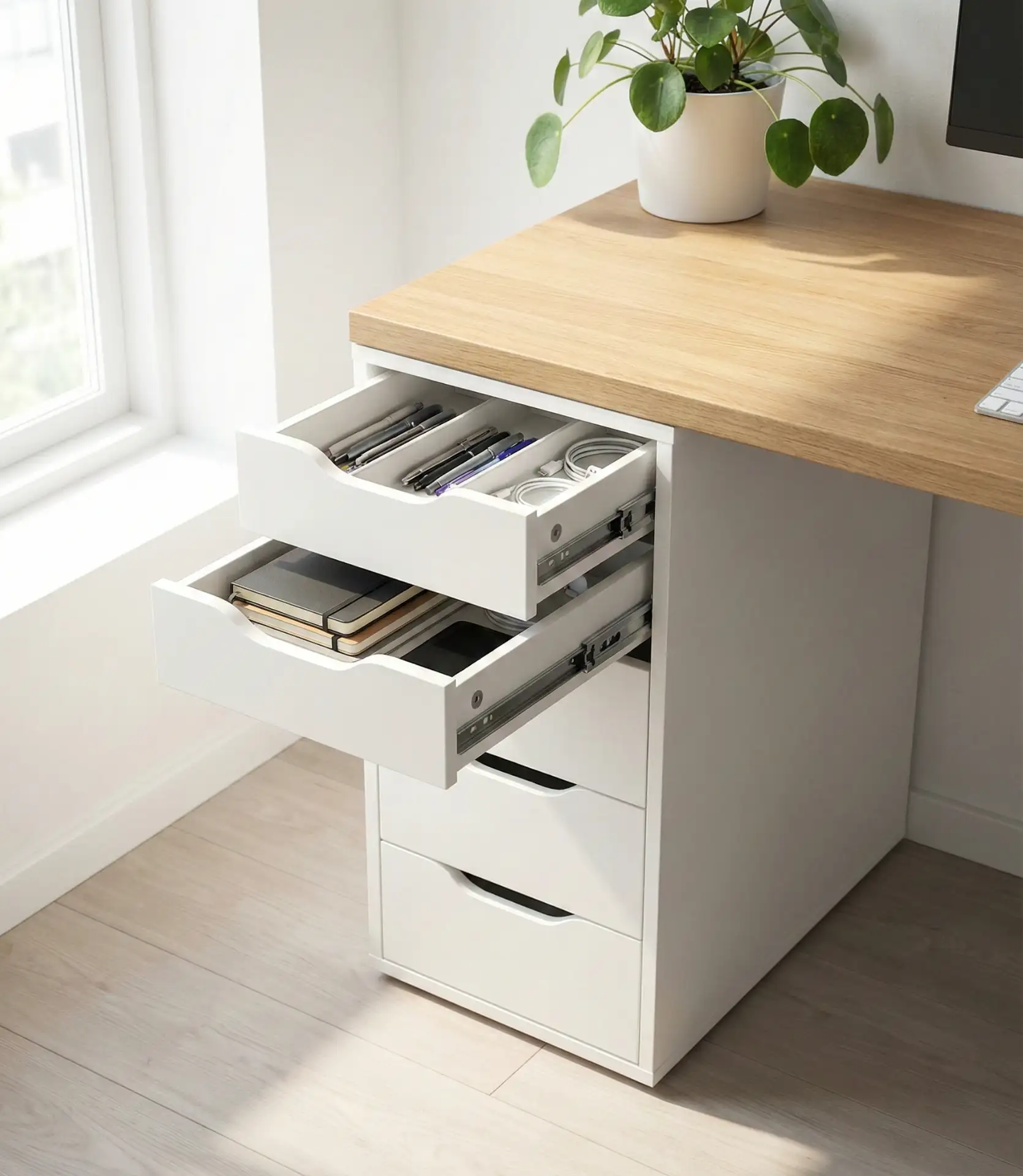 IKEA Desktop Drawer Unit for Small Spaces 1