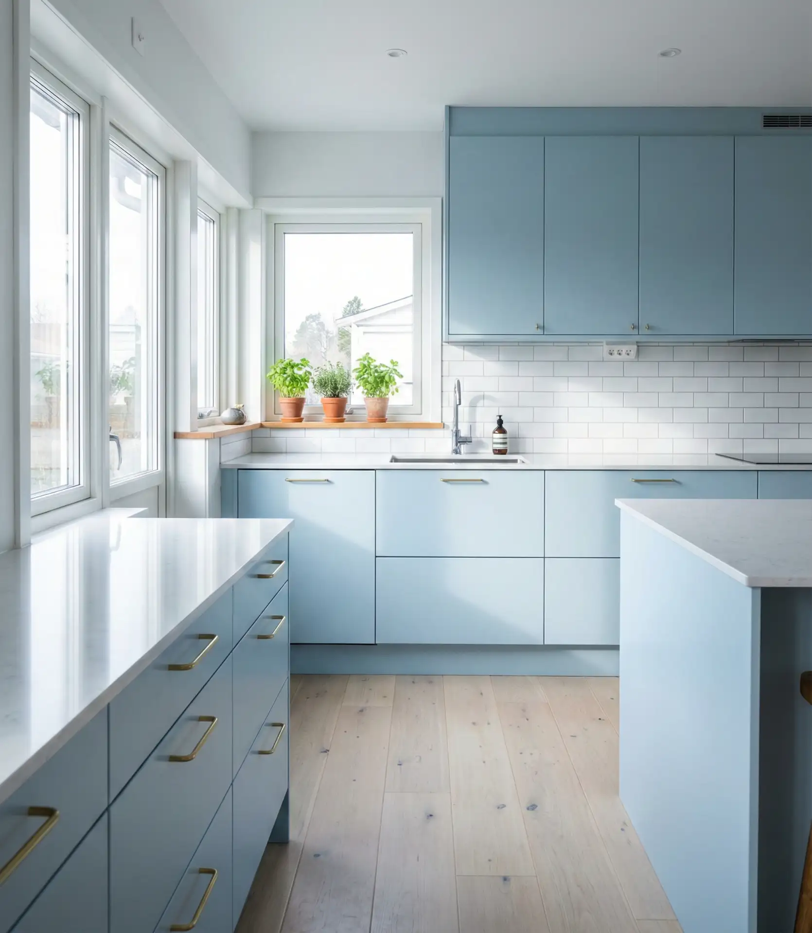 Ice Blue Scandinavian Simplicity 1