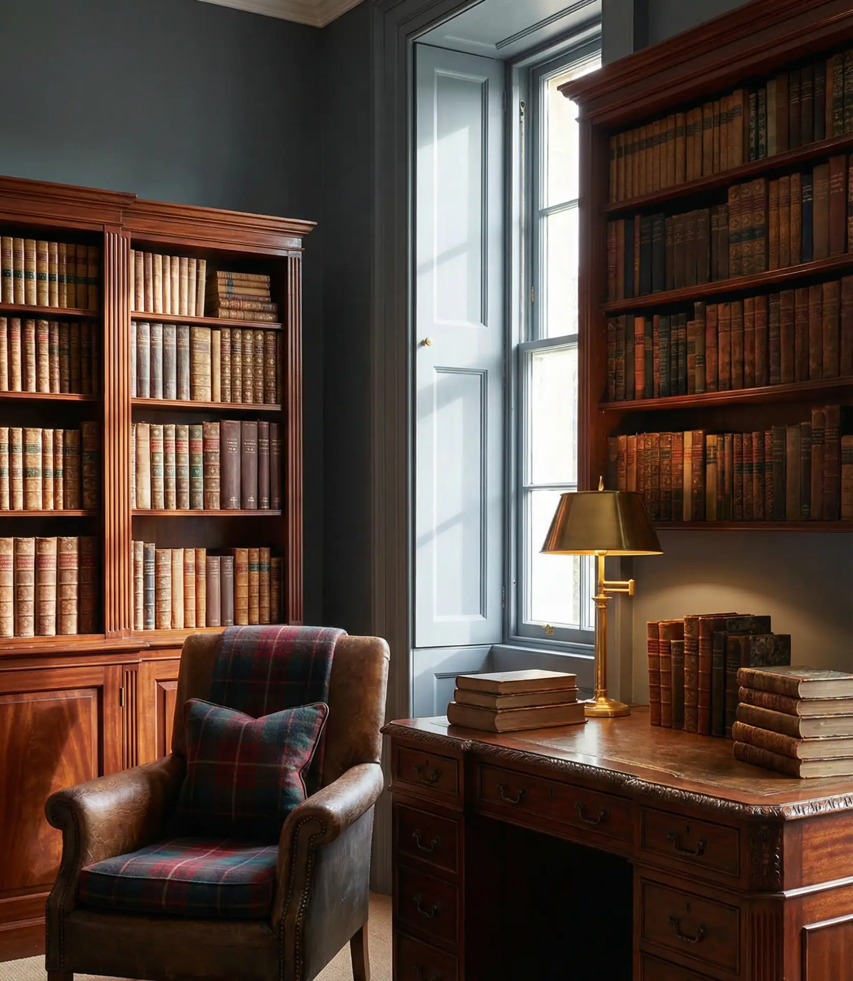 Inchyra Blue for a Scottish-Inspired Study 2