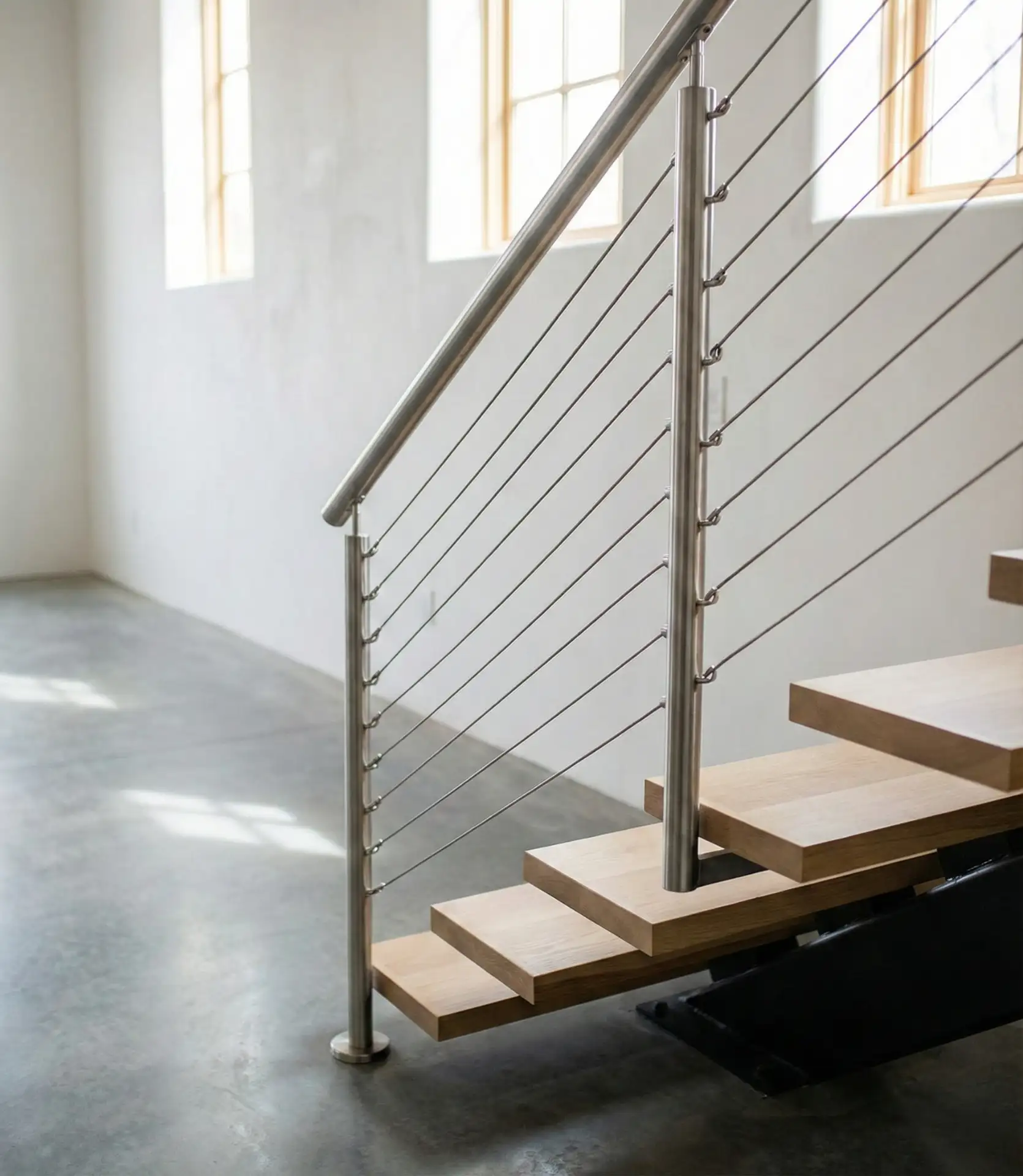 Industrial Cable Railing for Modern Lofts 1