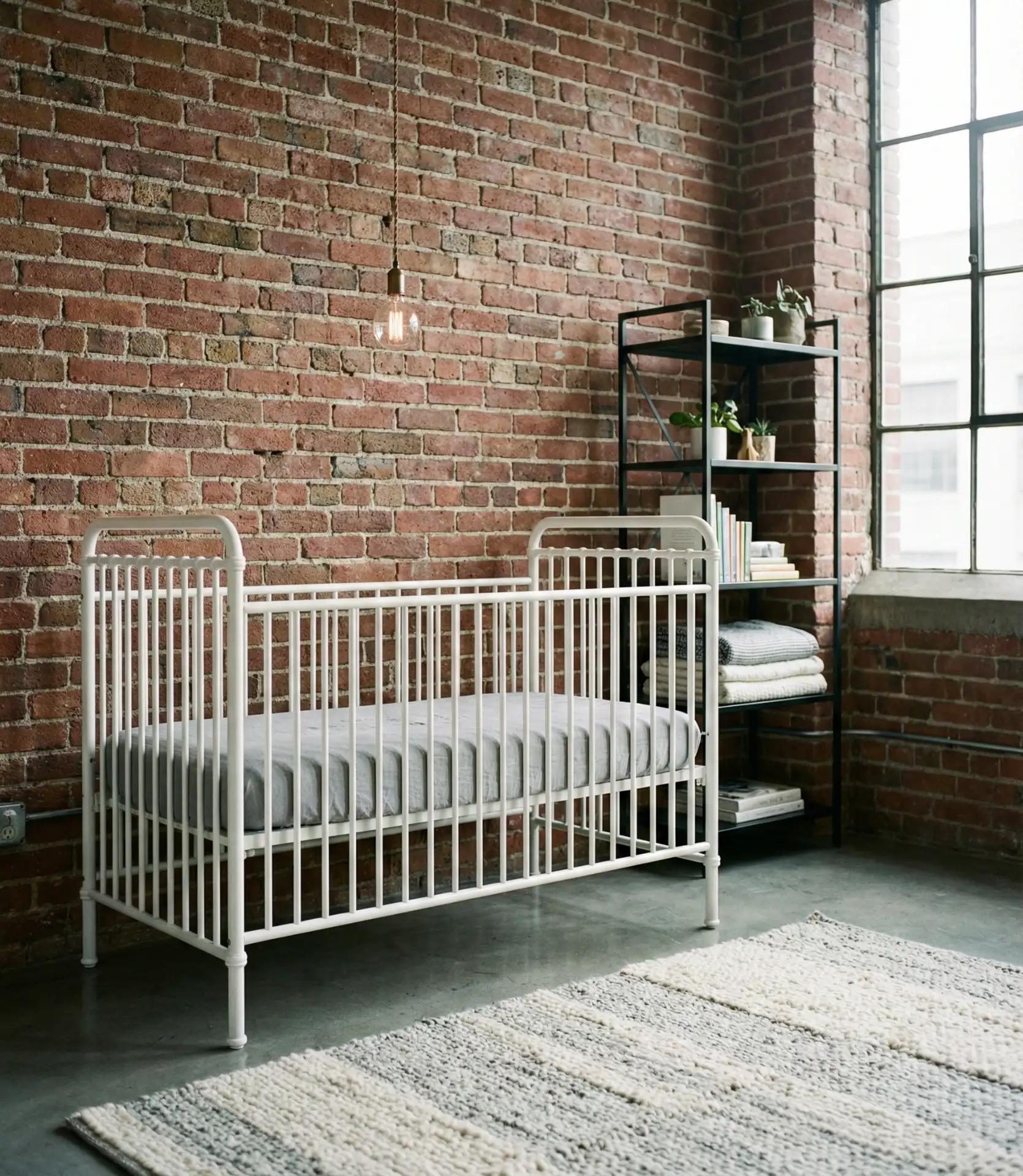 Industrial Chic Loft Nursery 1