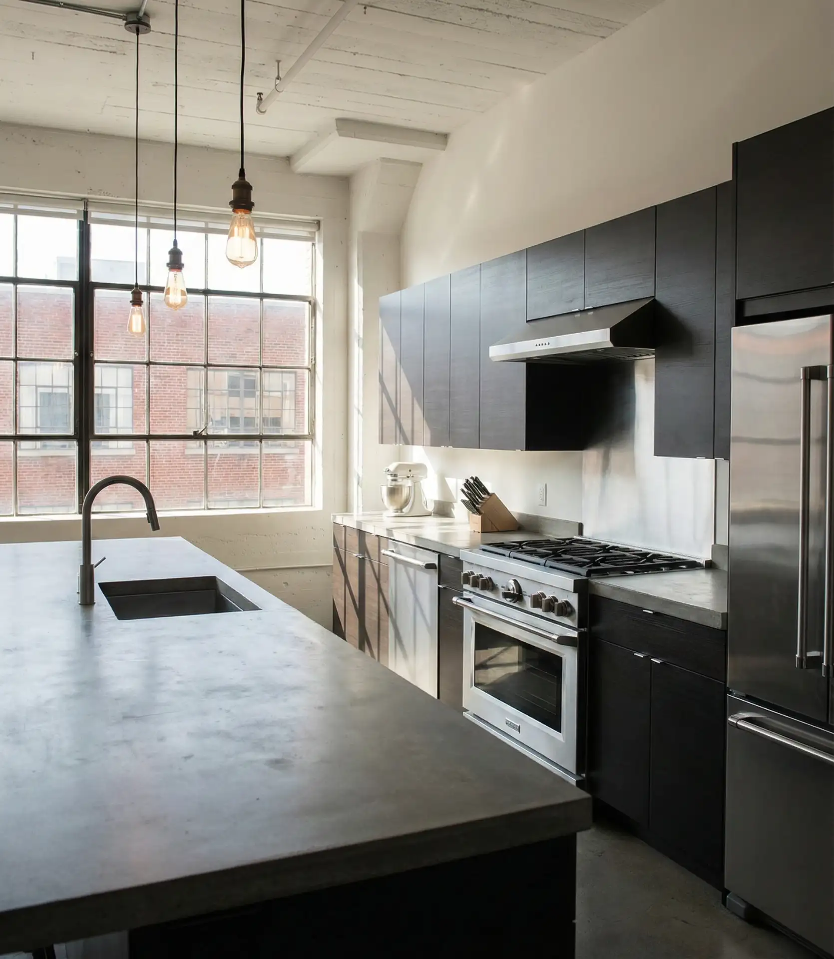 Industrial Concrete Countertops 1