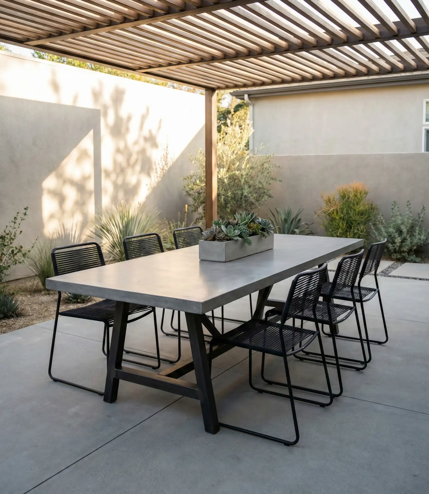 Industrial Concrete Top Statement Piece 2