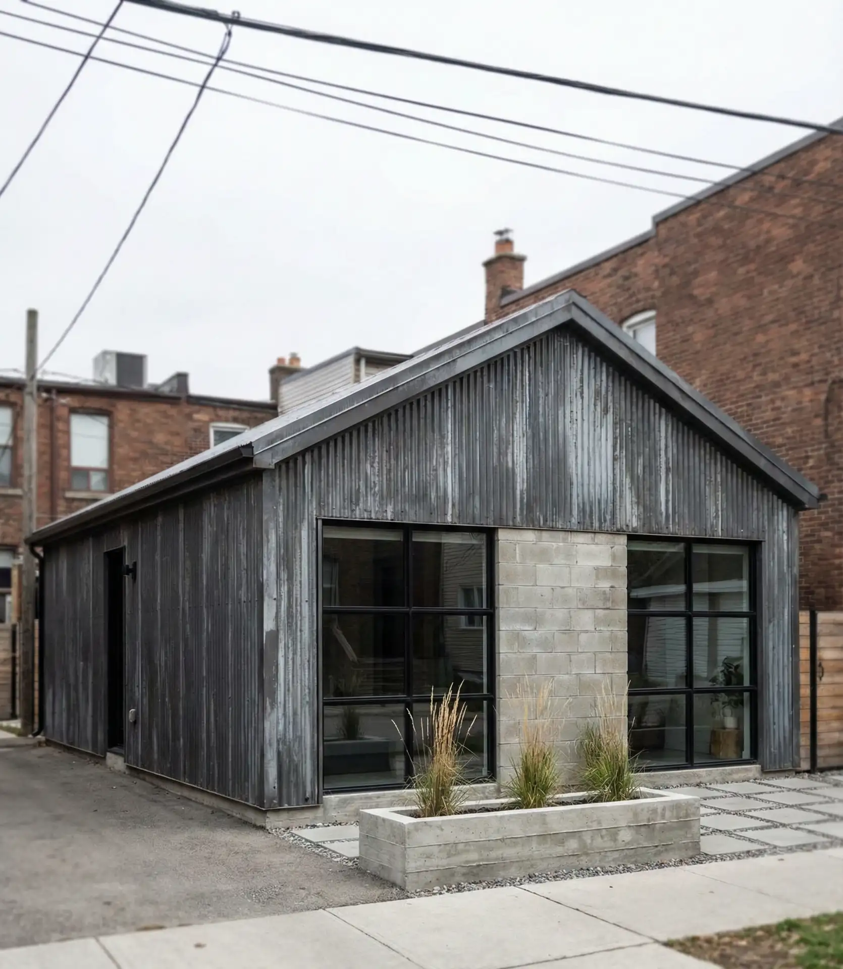 Industrial-Modern Metal and Concrete Mashup 1