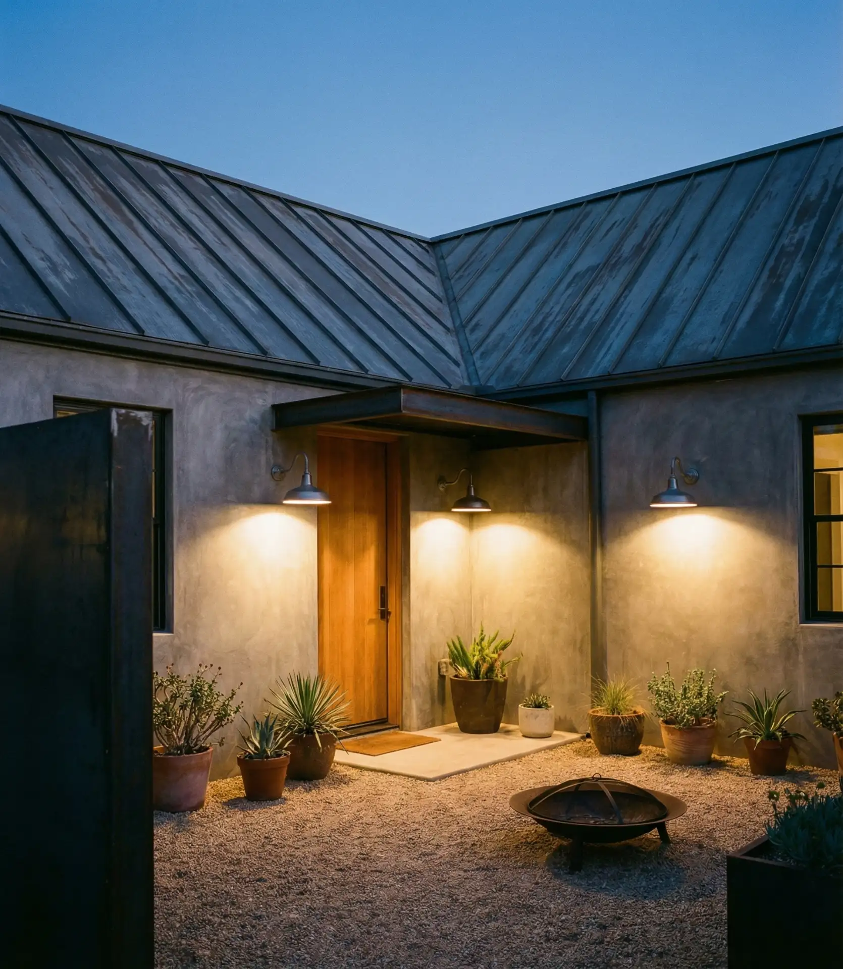 Industrial-Modern Metal and Concrete Mashup 2