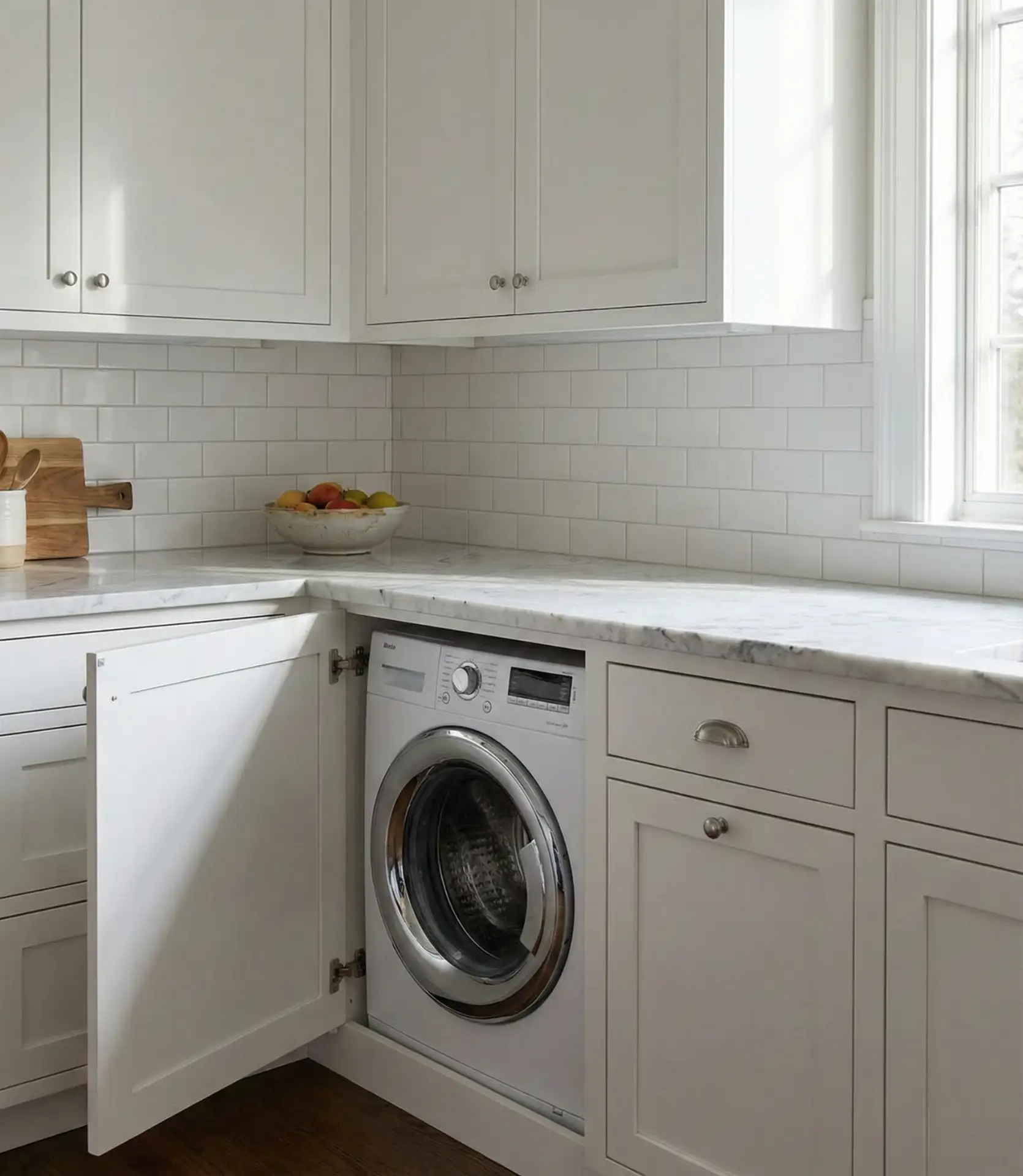 Kitchen Integration with Hidden Washer Dryer 1