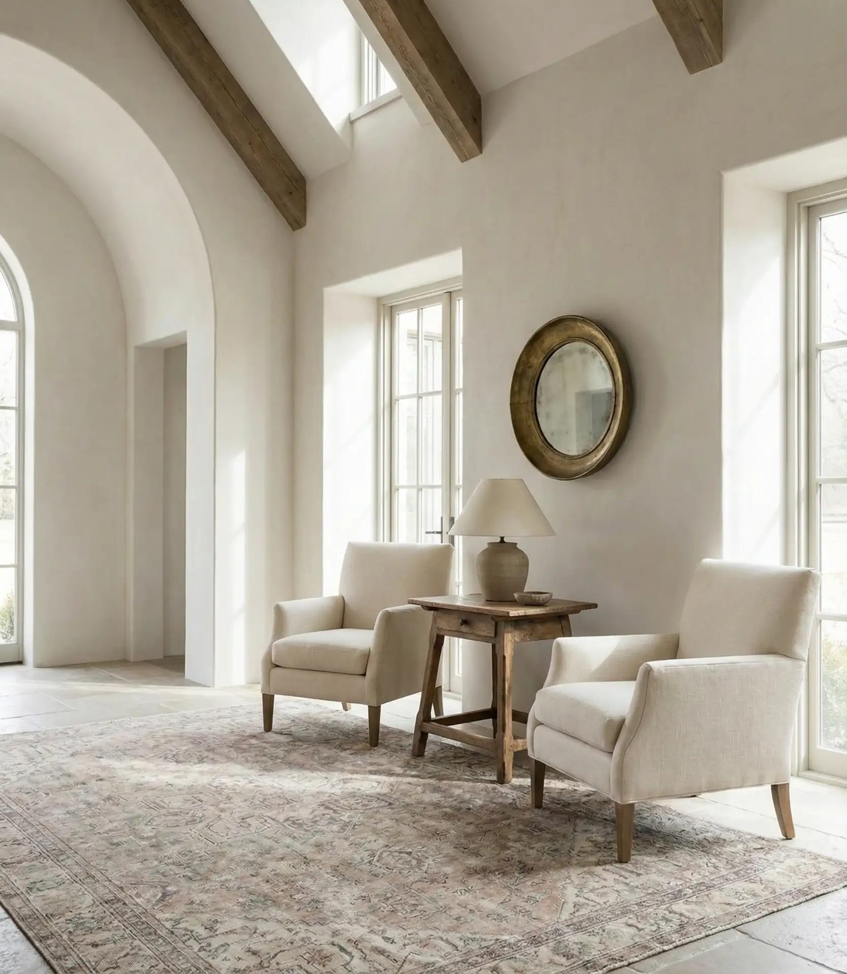 Large Entryway with Seating Area 1