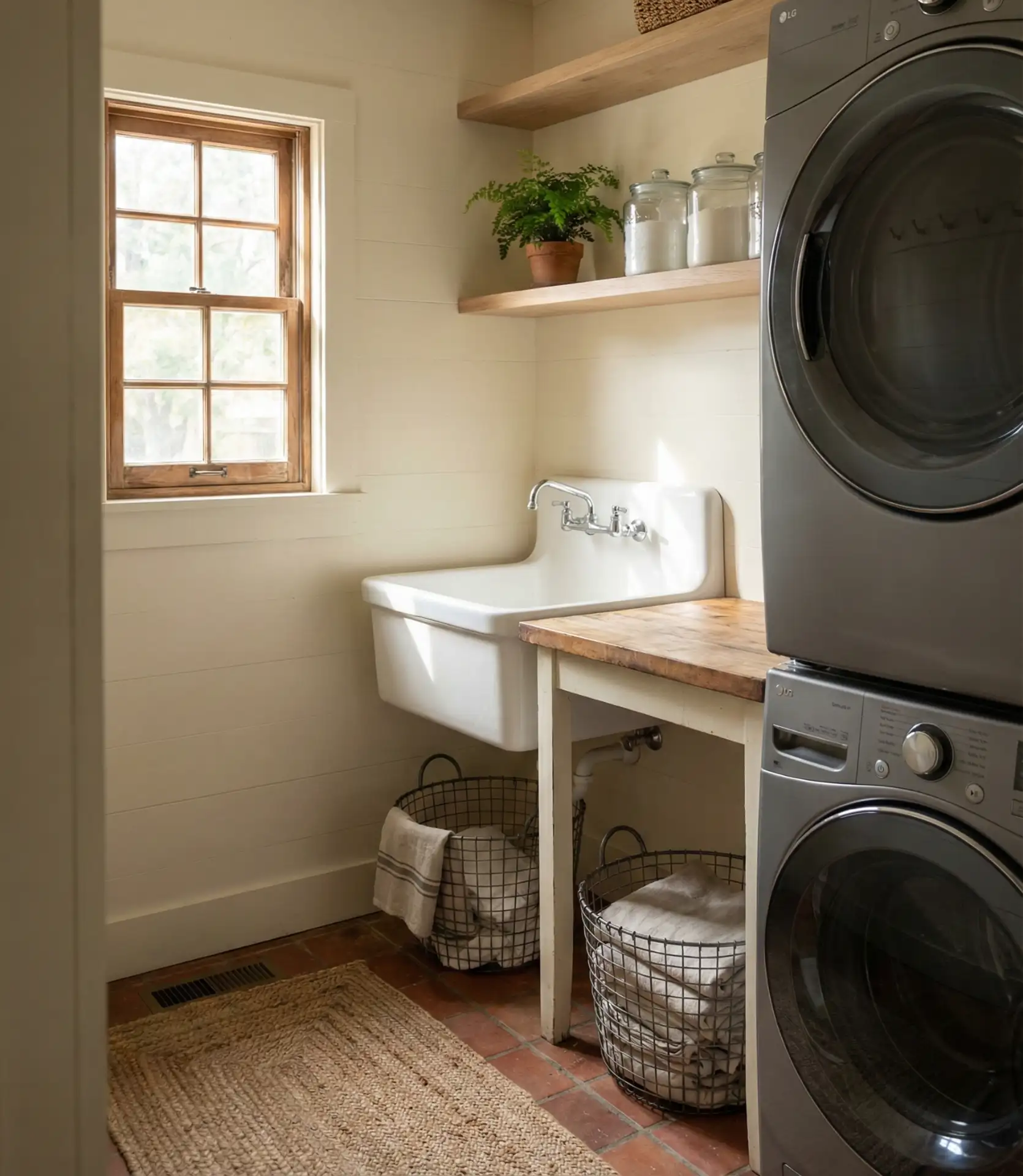 Laundry Room with Utility Sink and Counter 2