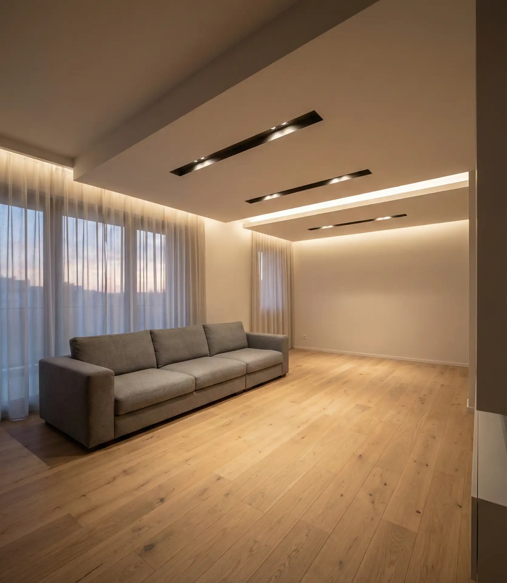Layered Ambient Lighting with Dimmable Recessed Fixtures 2