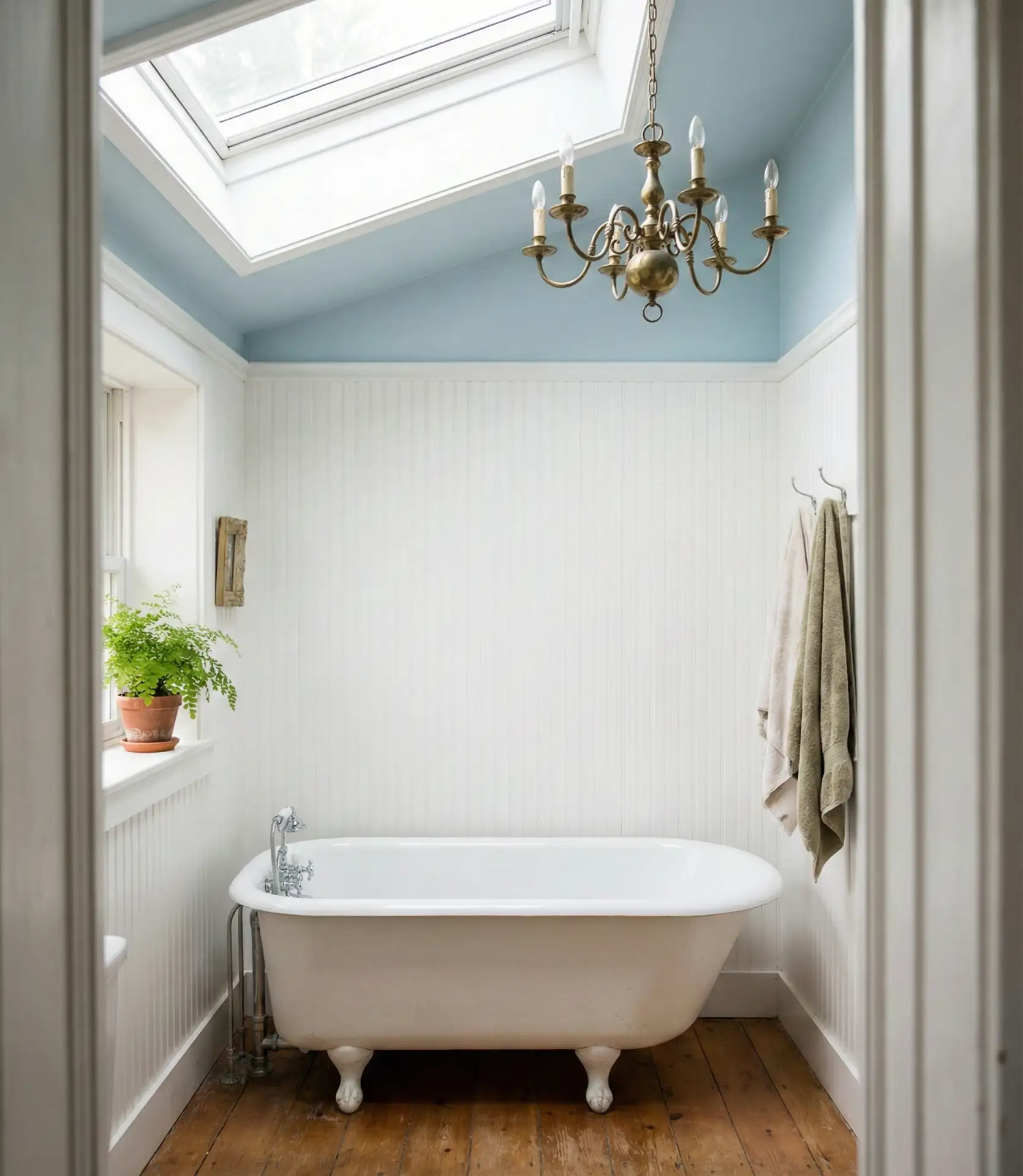 Light Blue Ceiling Treatment 1