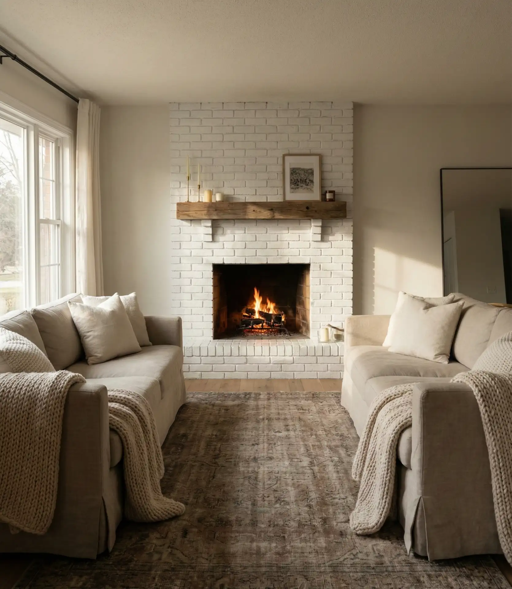 Living Room With Fireplace As Focal Point 2