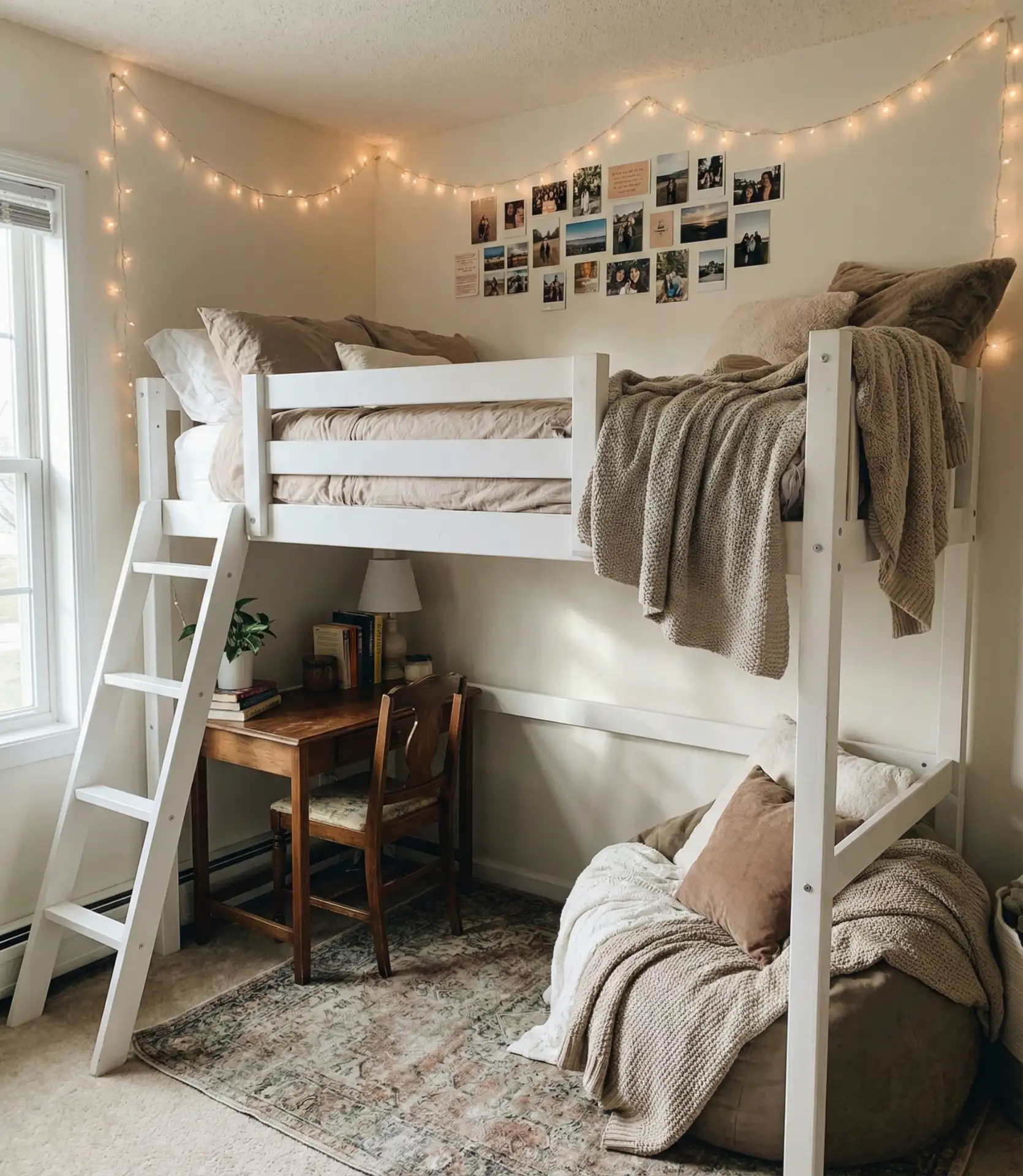 Loft Bed for Small Rooms Teenagers Aesthetic 2