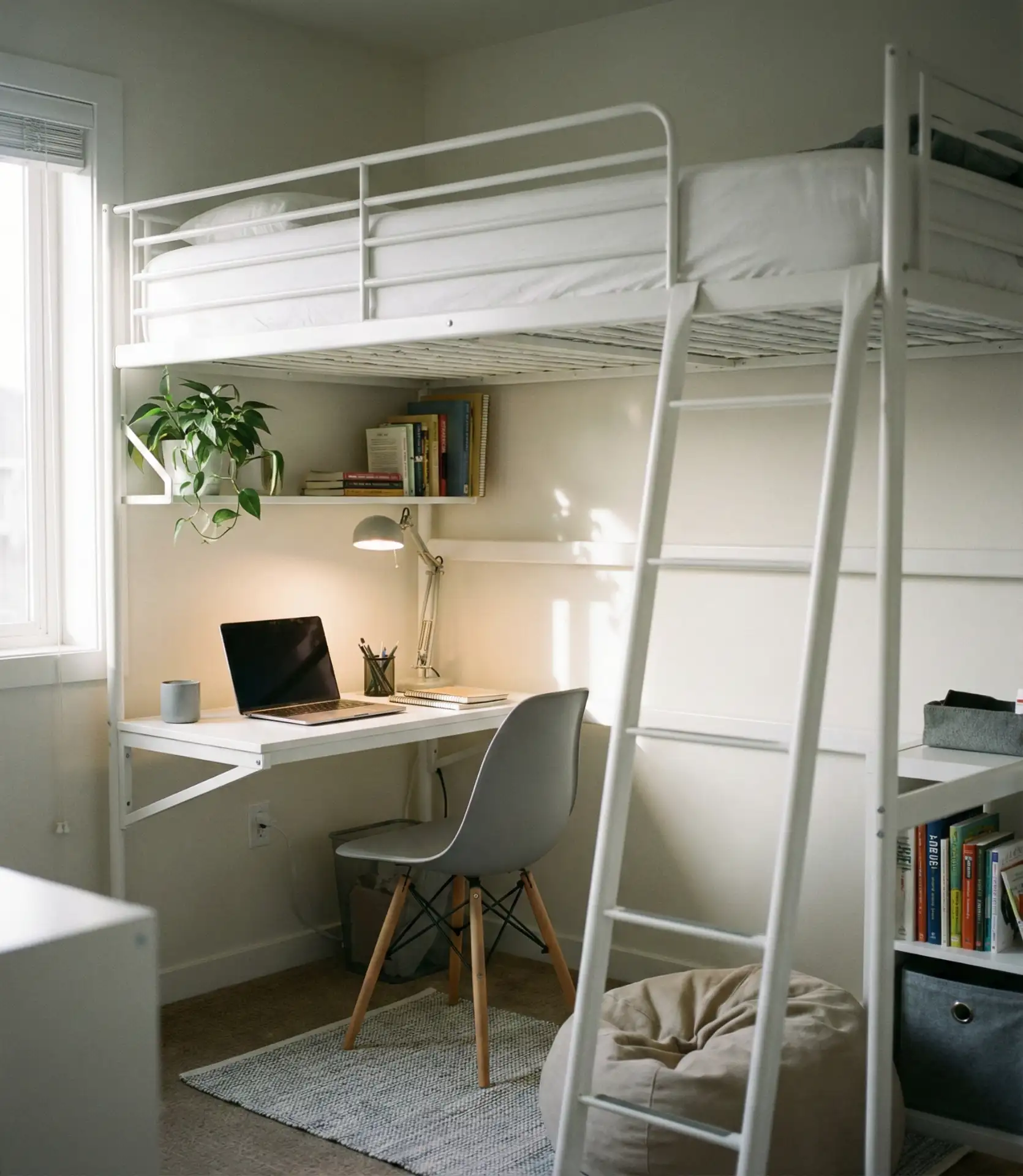 Loft Bed to Maximize Vertical Space 1