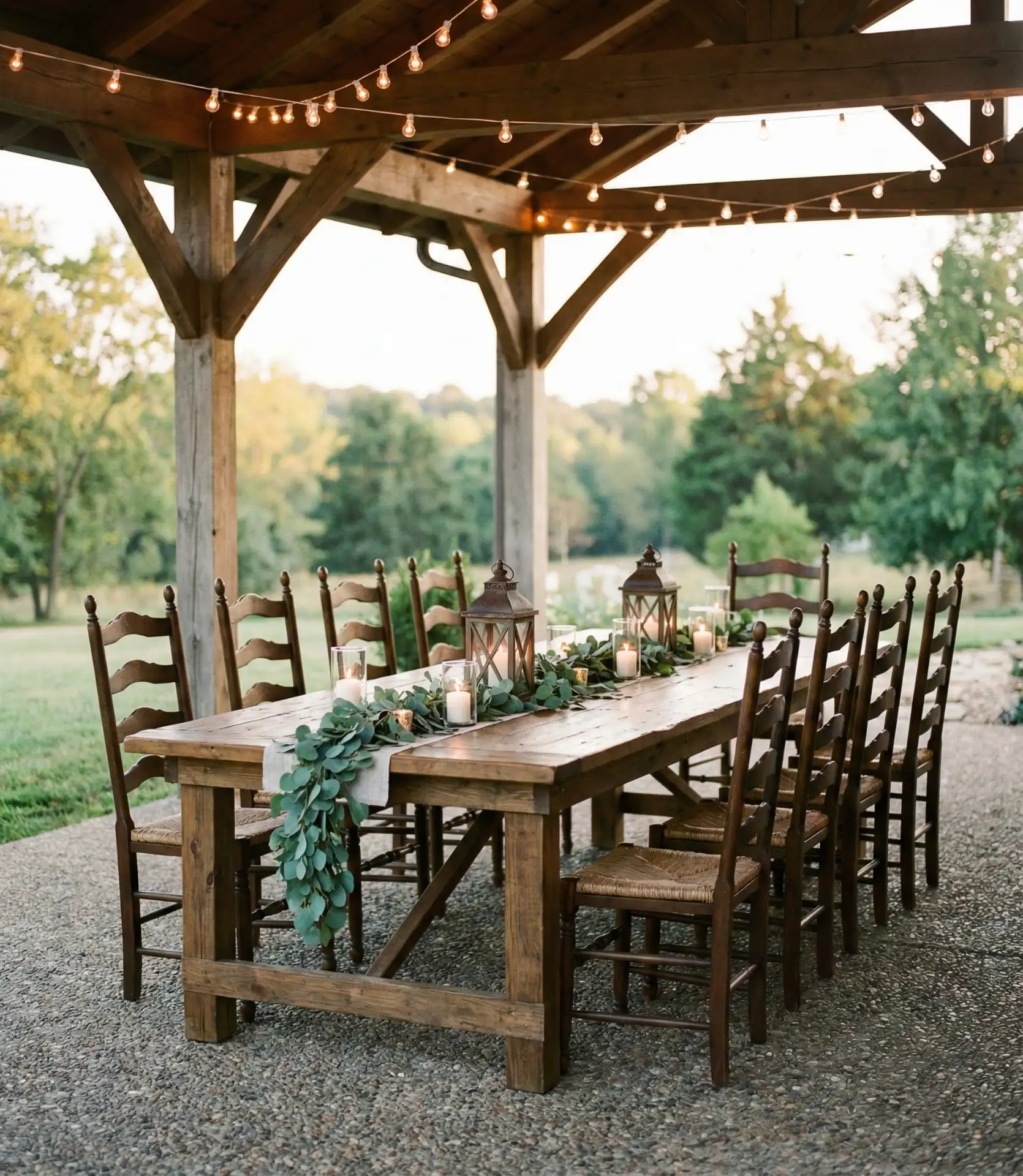 Long Farmhouse Feast Table 2