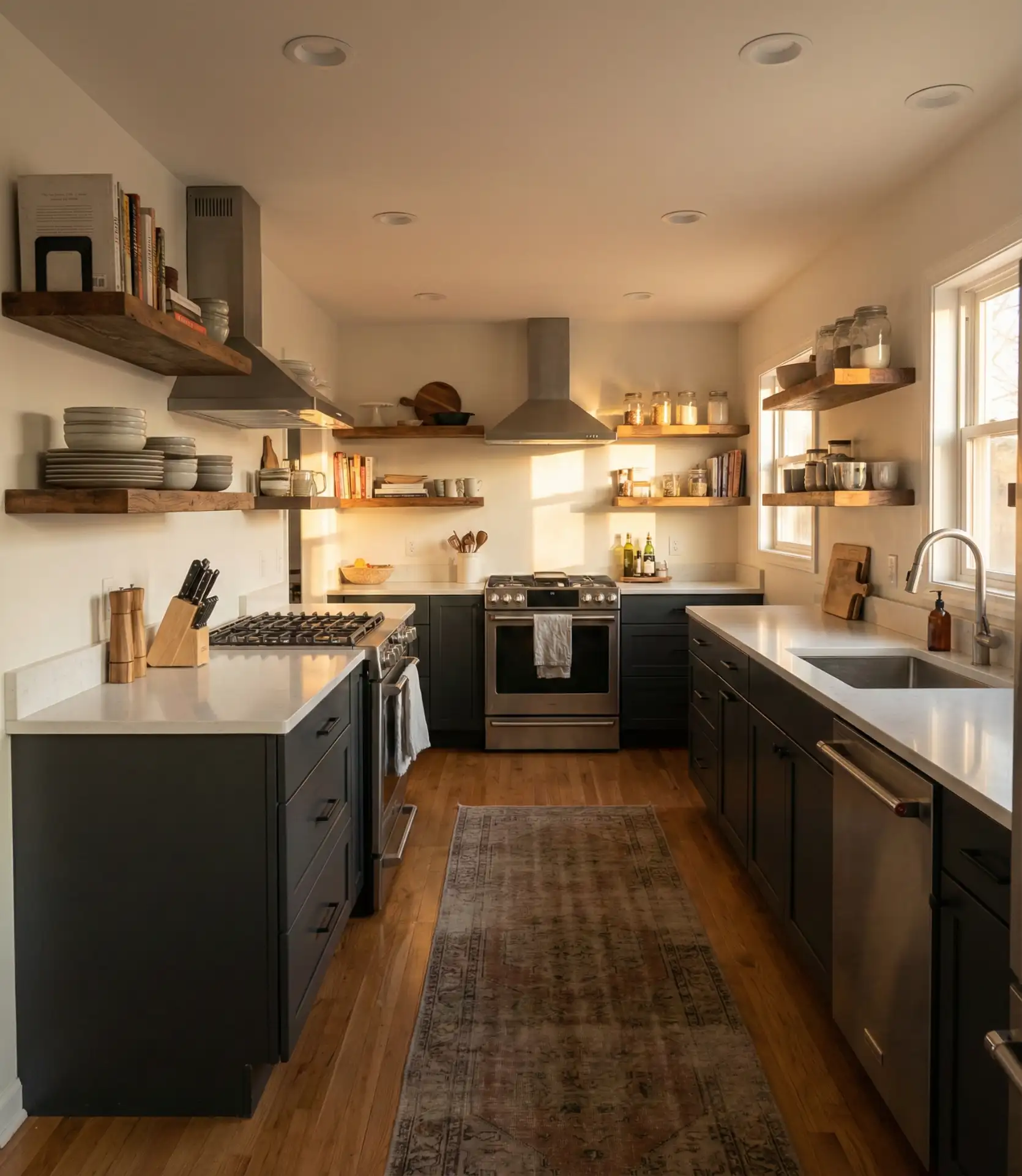 Long Galley with Dual Prep Zones 1