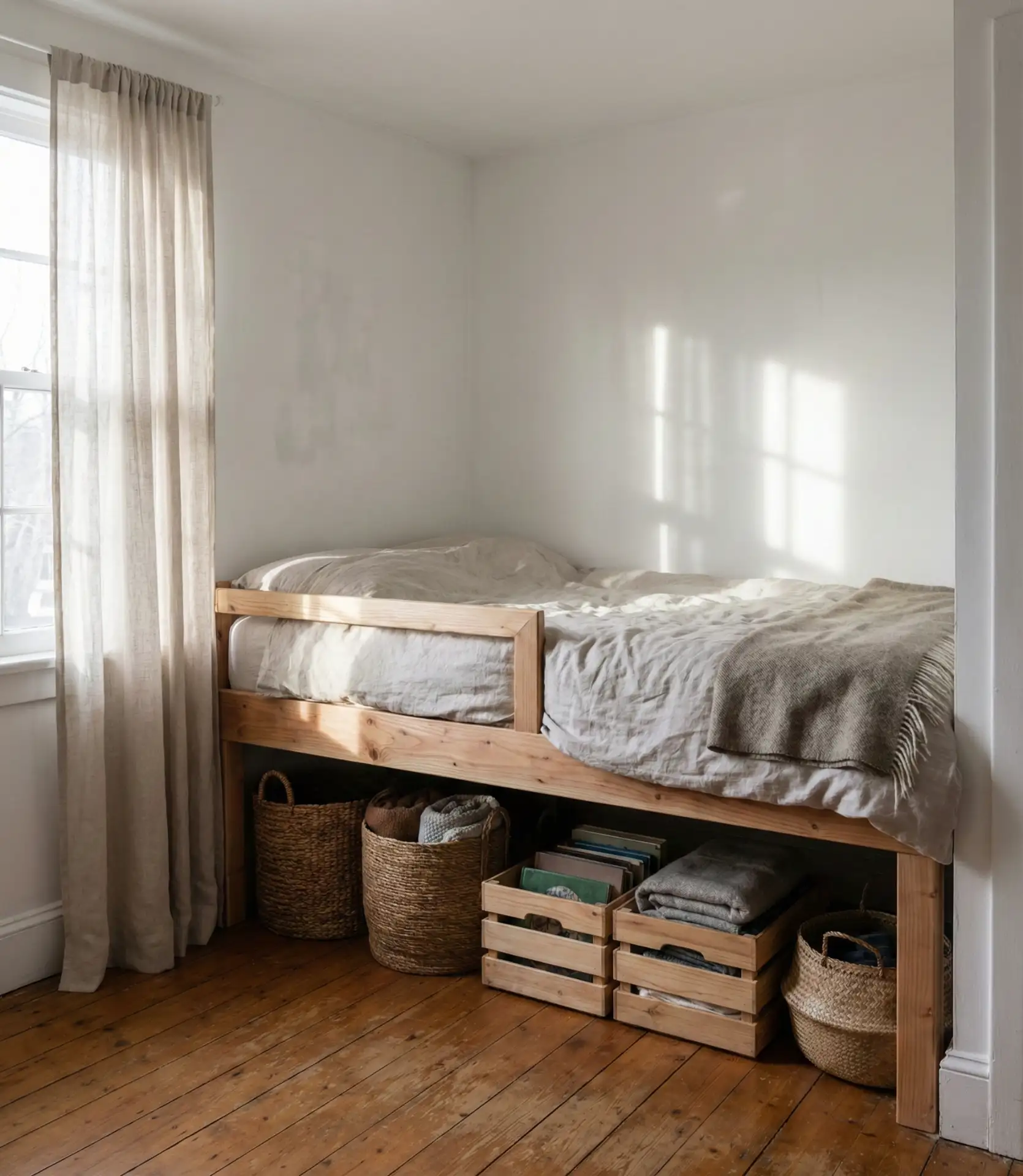 Low Loft Bed for Small Rooms with Low Ceiling 1