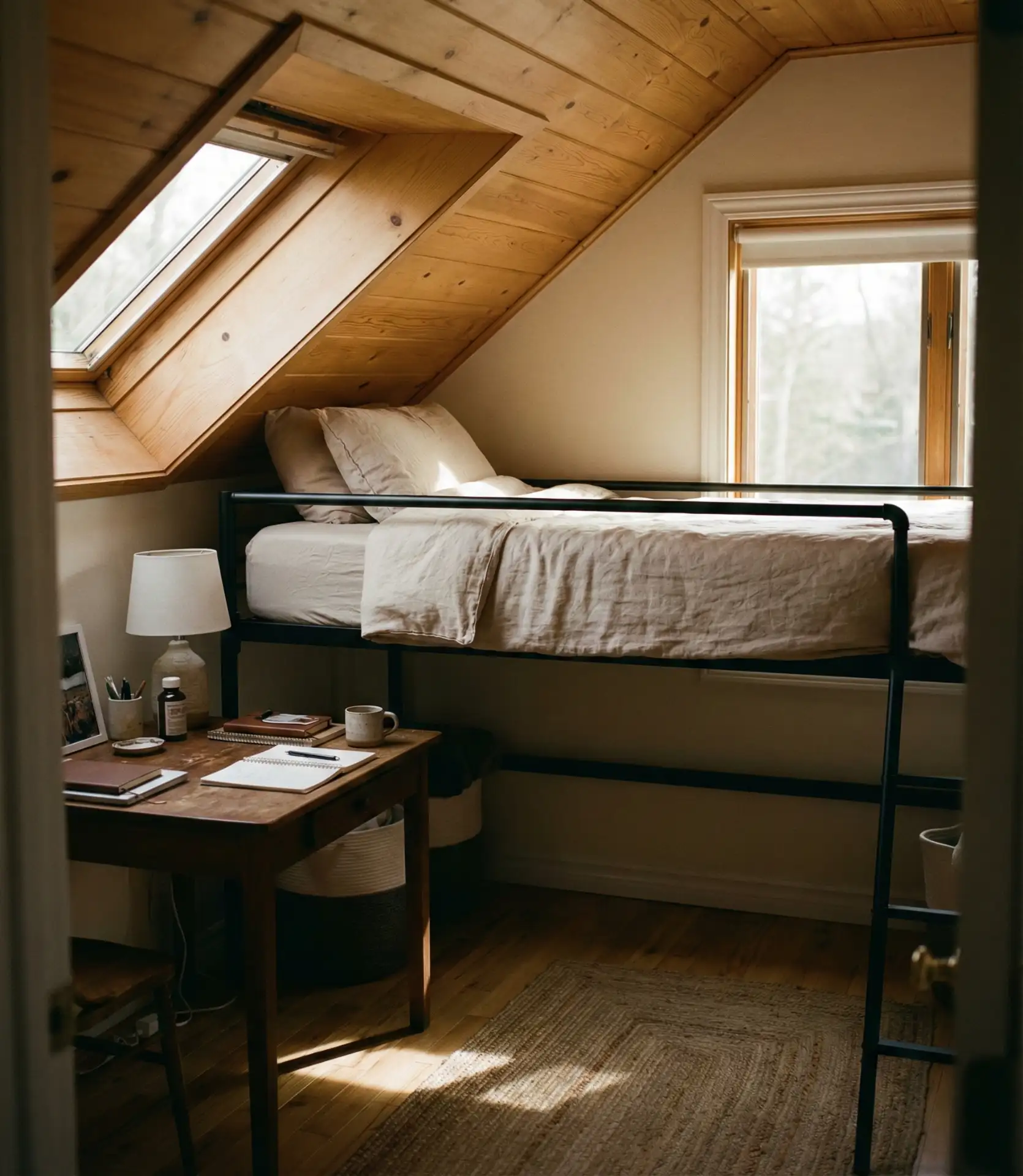 Low Loft Bed for Small Rooms with Low Ceiling 2