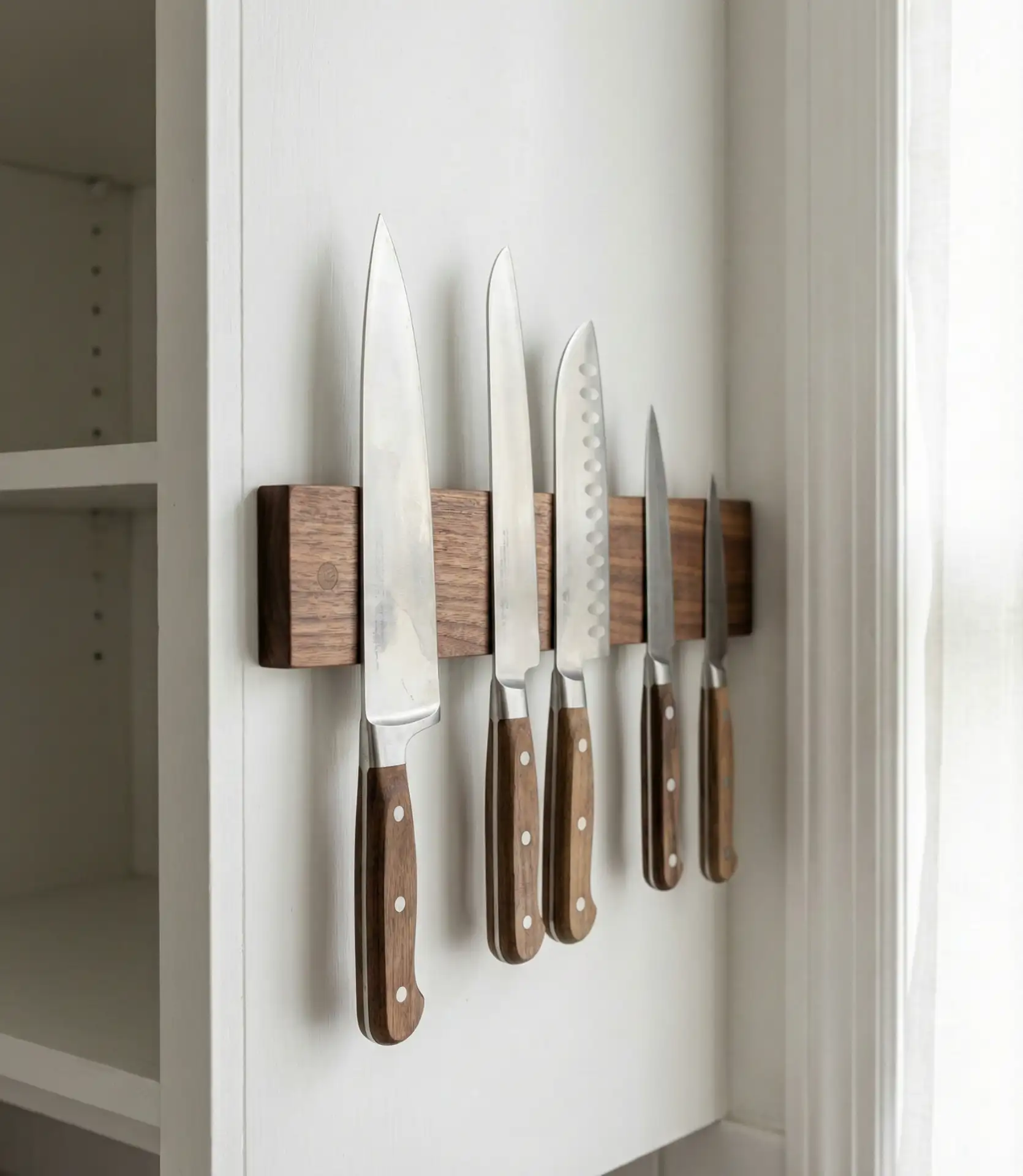 Magnetic Knife Strips for Vertical Storage 2