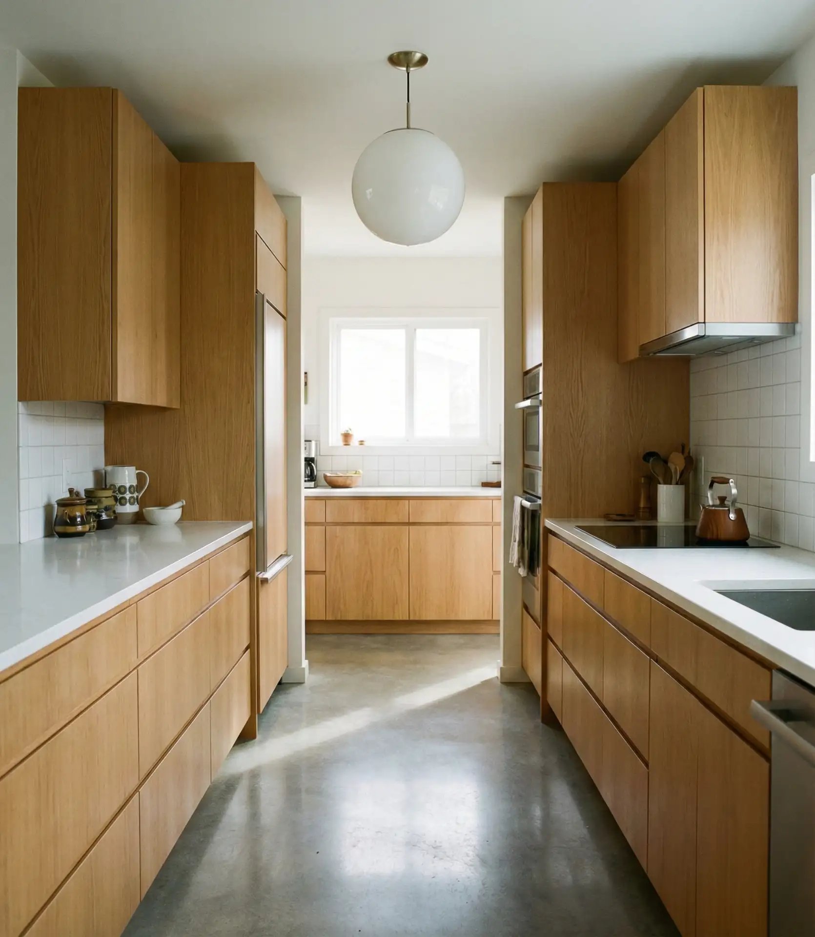 Mid-Century Modern Galley with Minimalist Approach 1