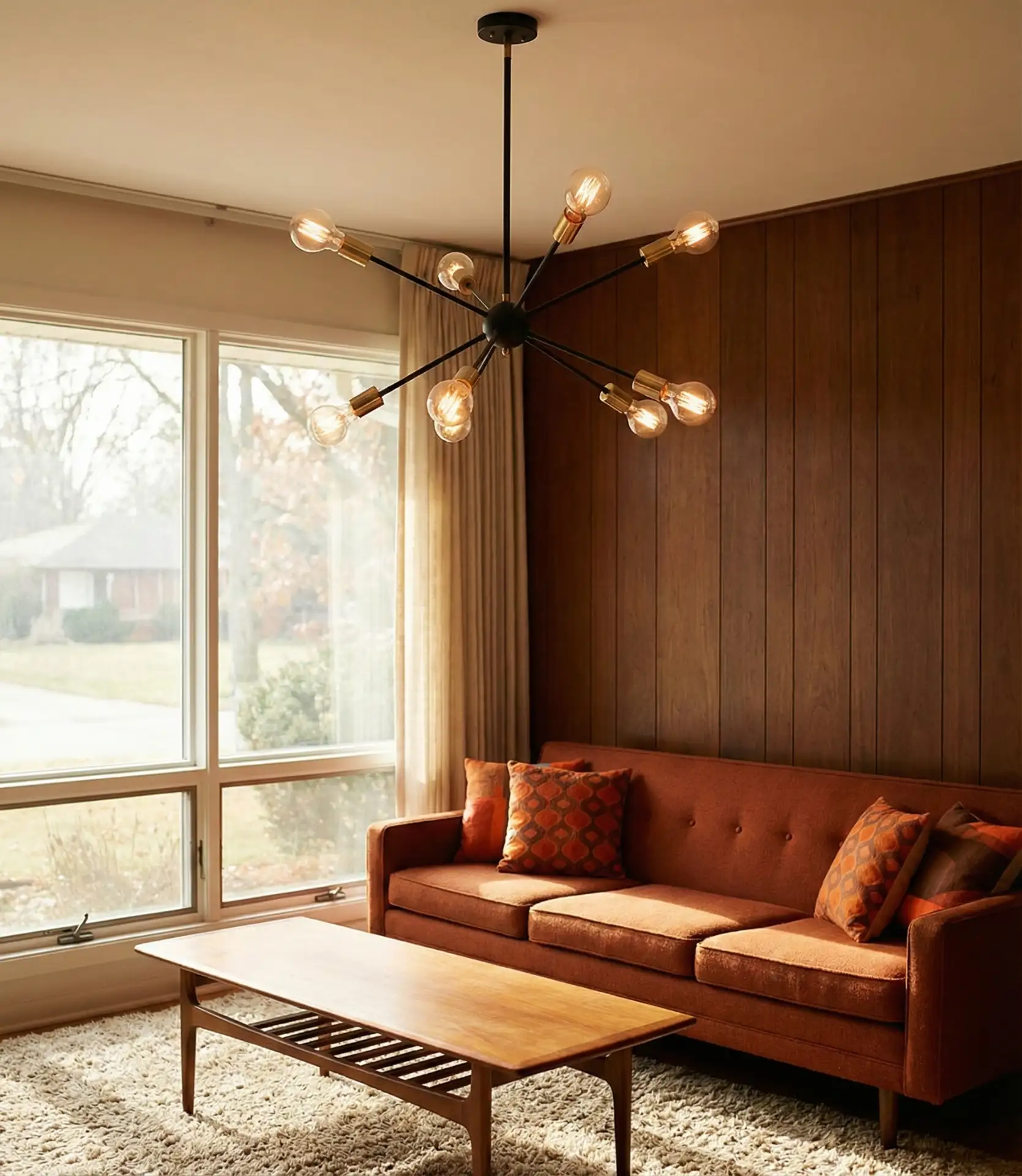 Mid-Century Modern Sputnik Chandelier 2