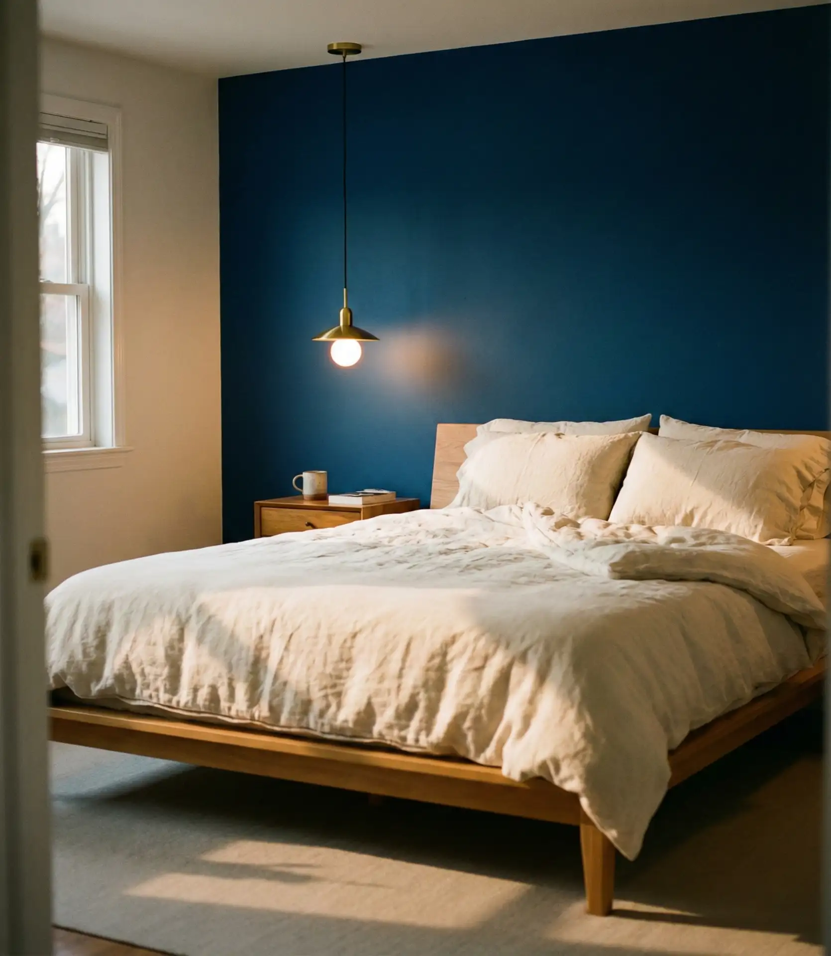 Midnight Blue with Brass and Warm Wood 2