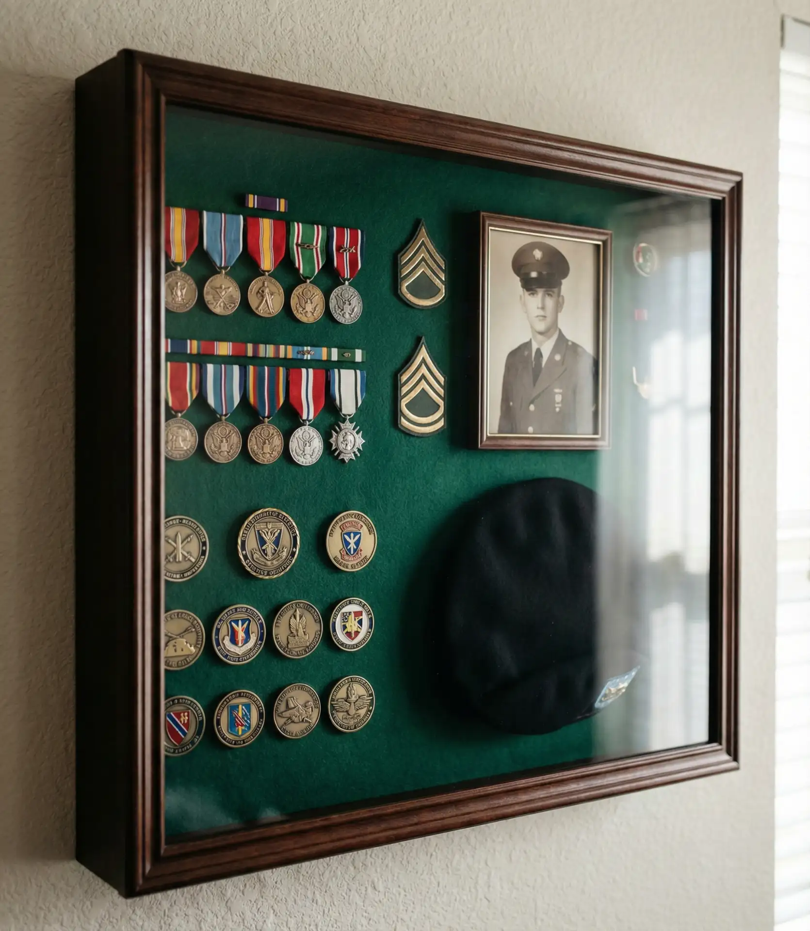 Military Service Tribute Display 1