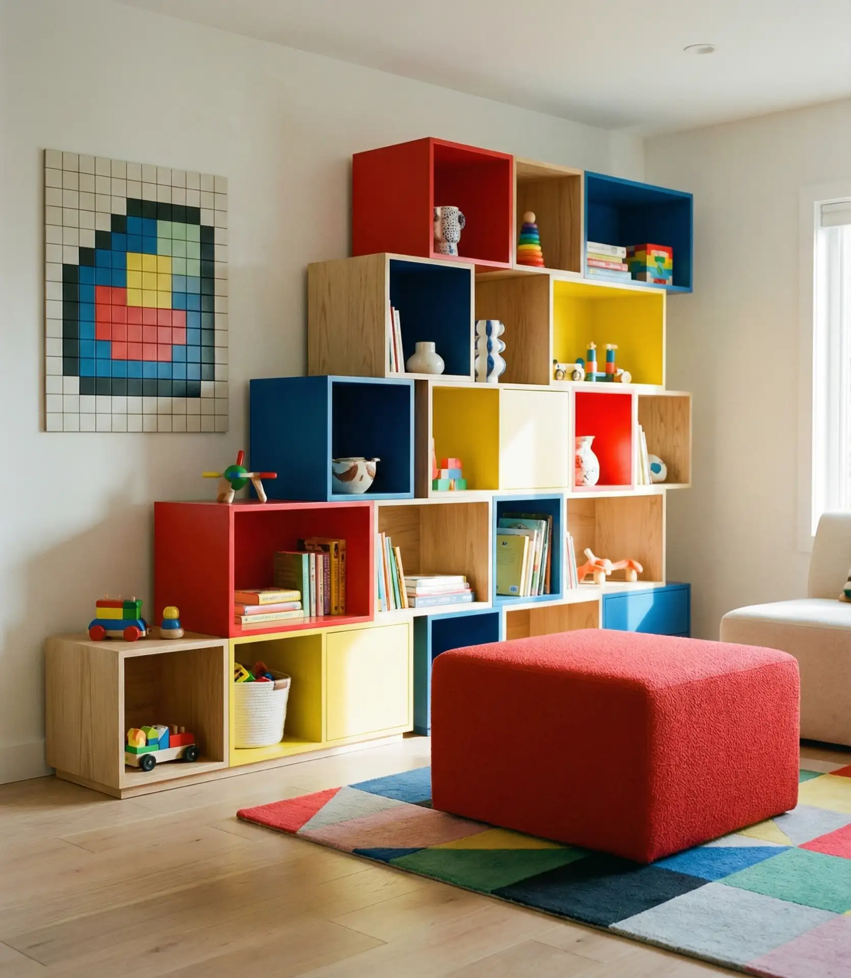 Minecraft-Inspired Geometric Play 1