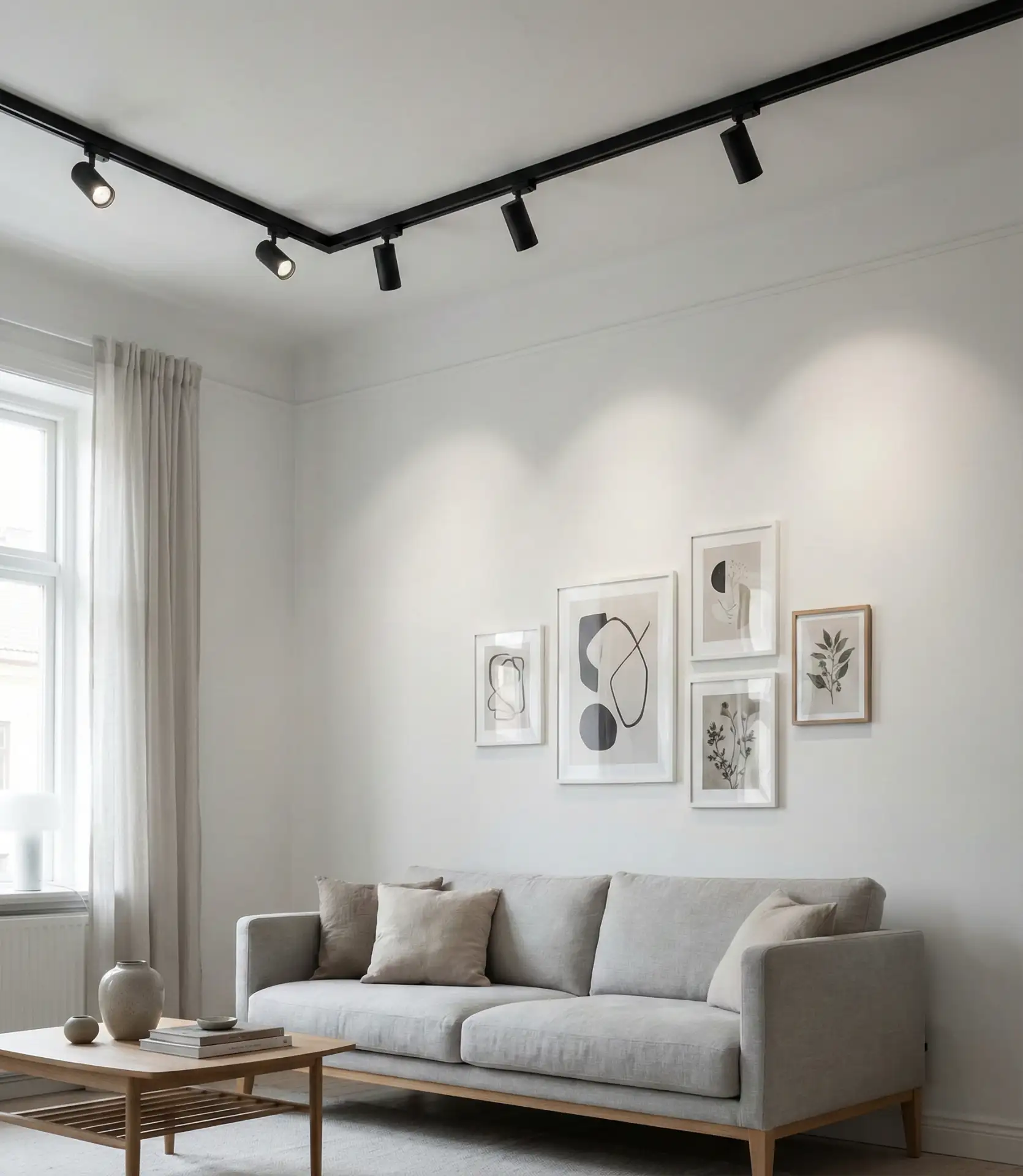 Minimalist Track Lighting for Flexible Illumination 2