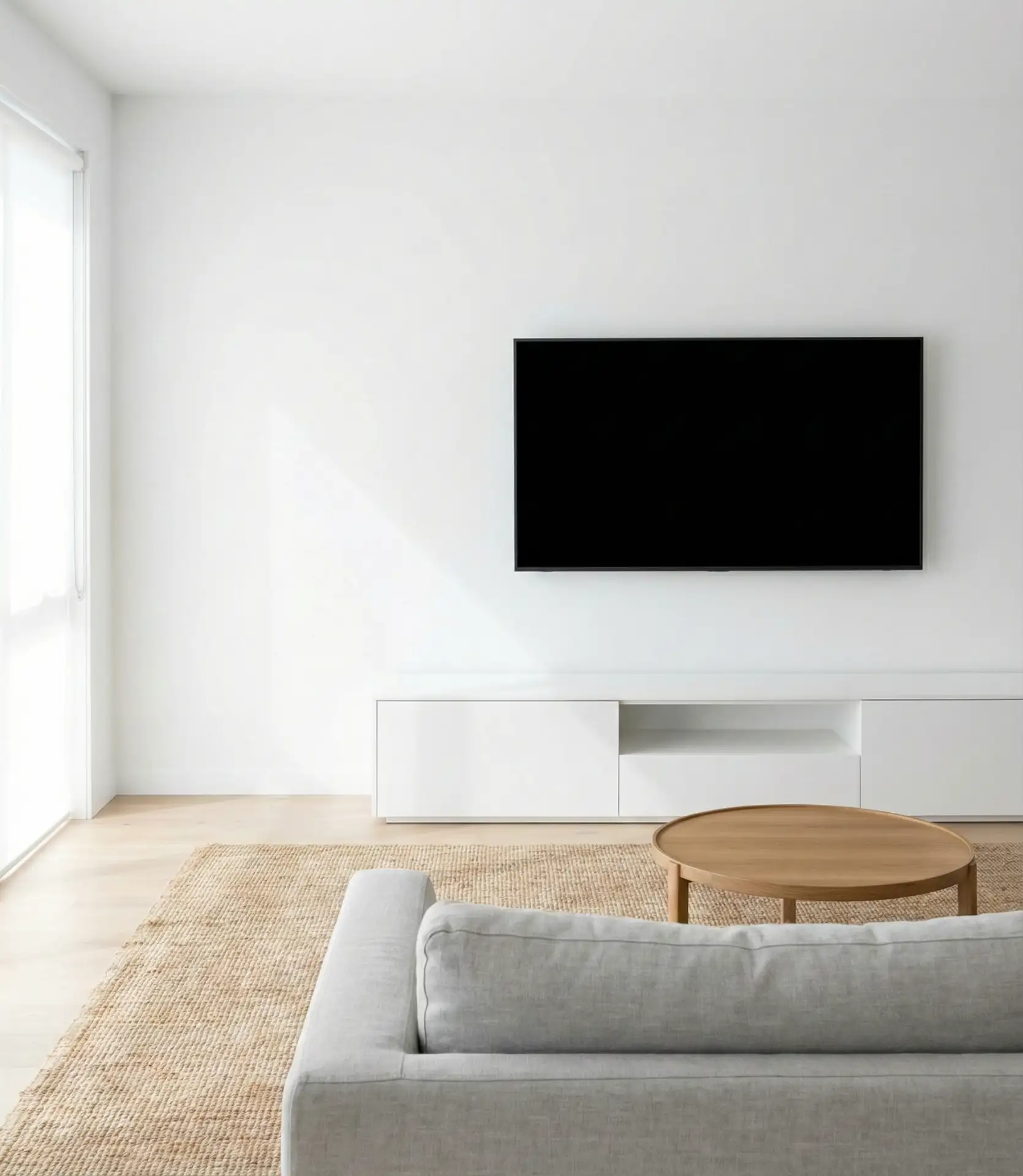 Minimalist White-on-White Composition 1