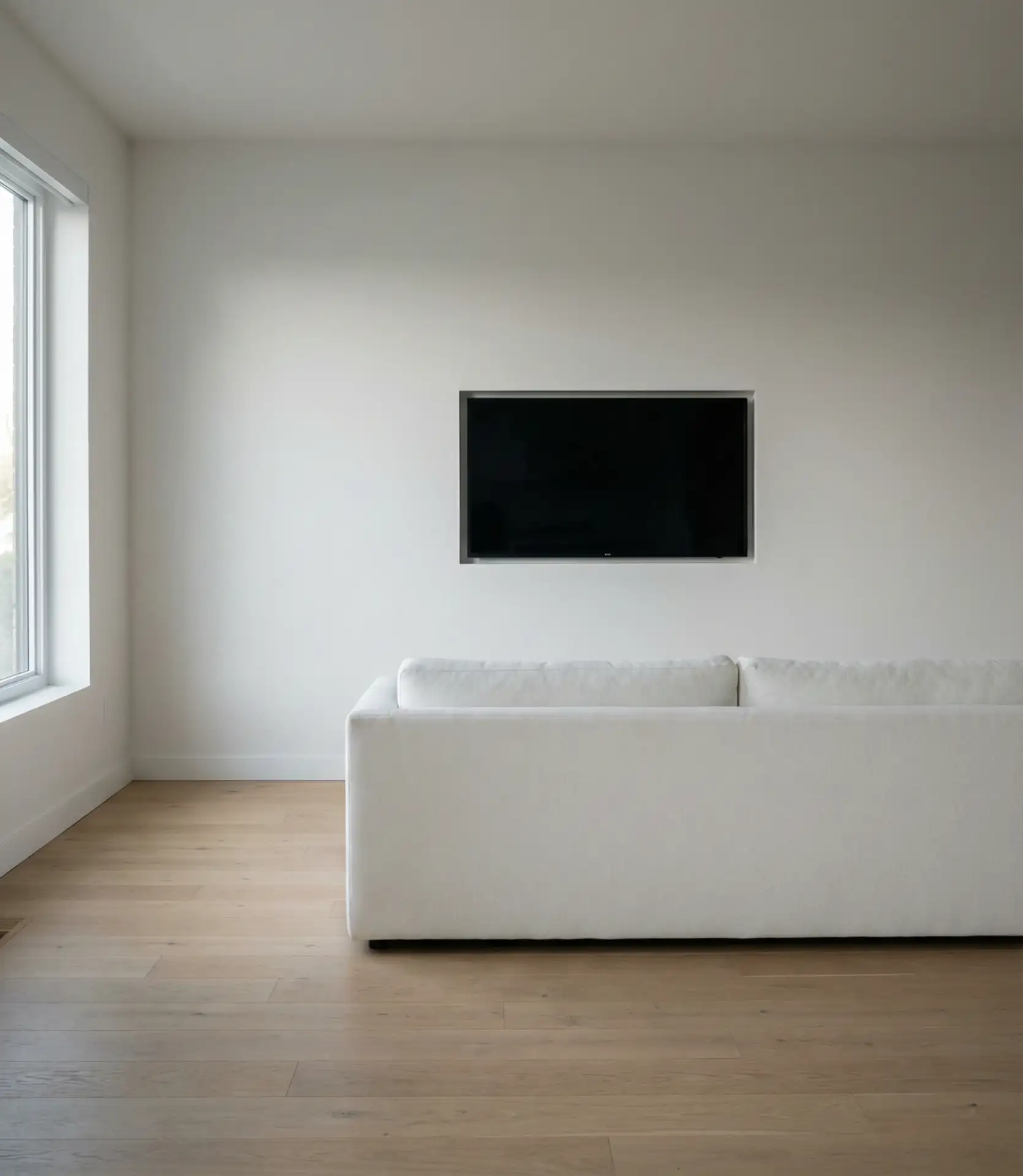 Minimalist White-on-White Composition 2