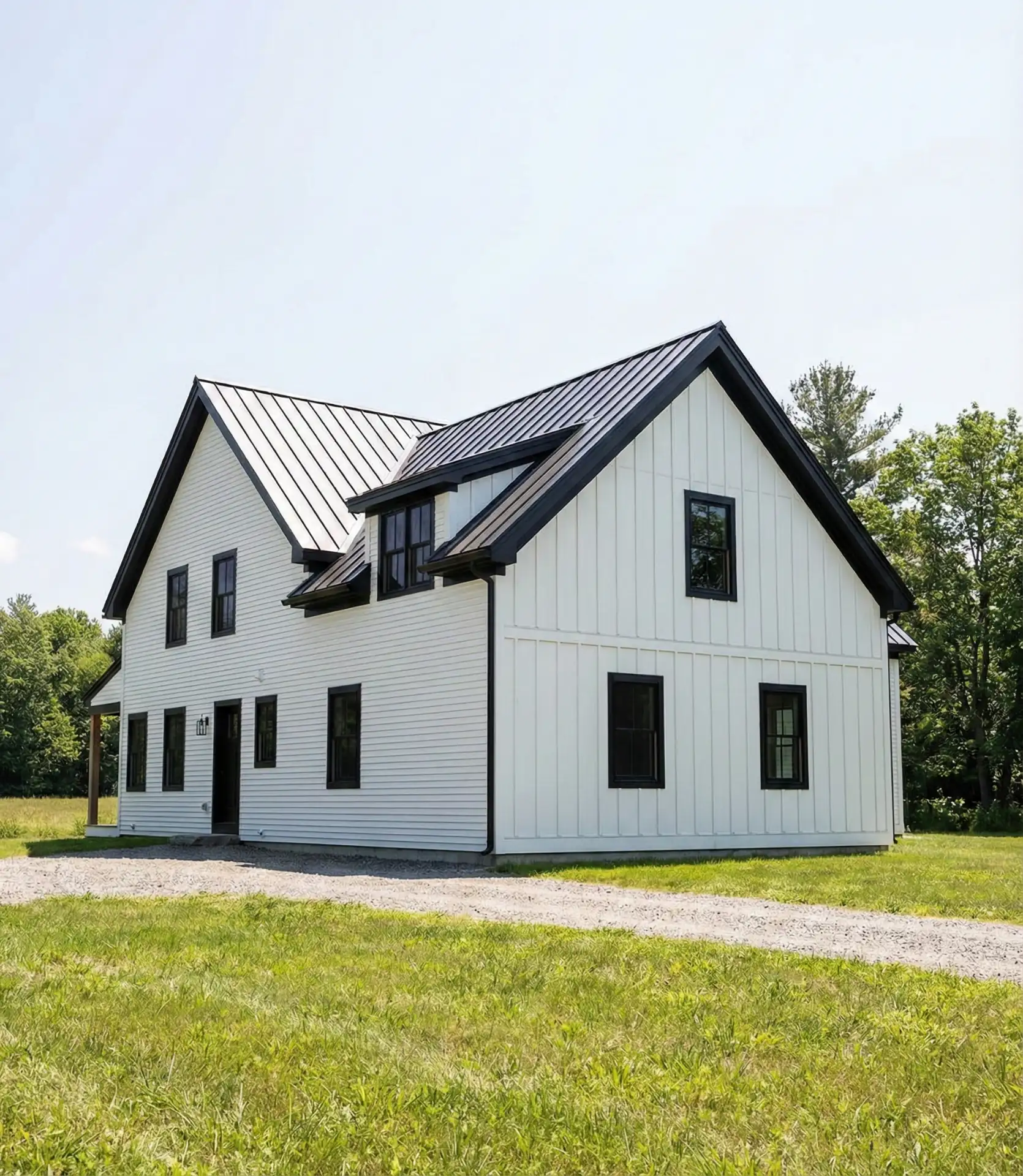 Mixed-Width Siding for Visual Interest 1