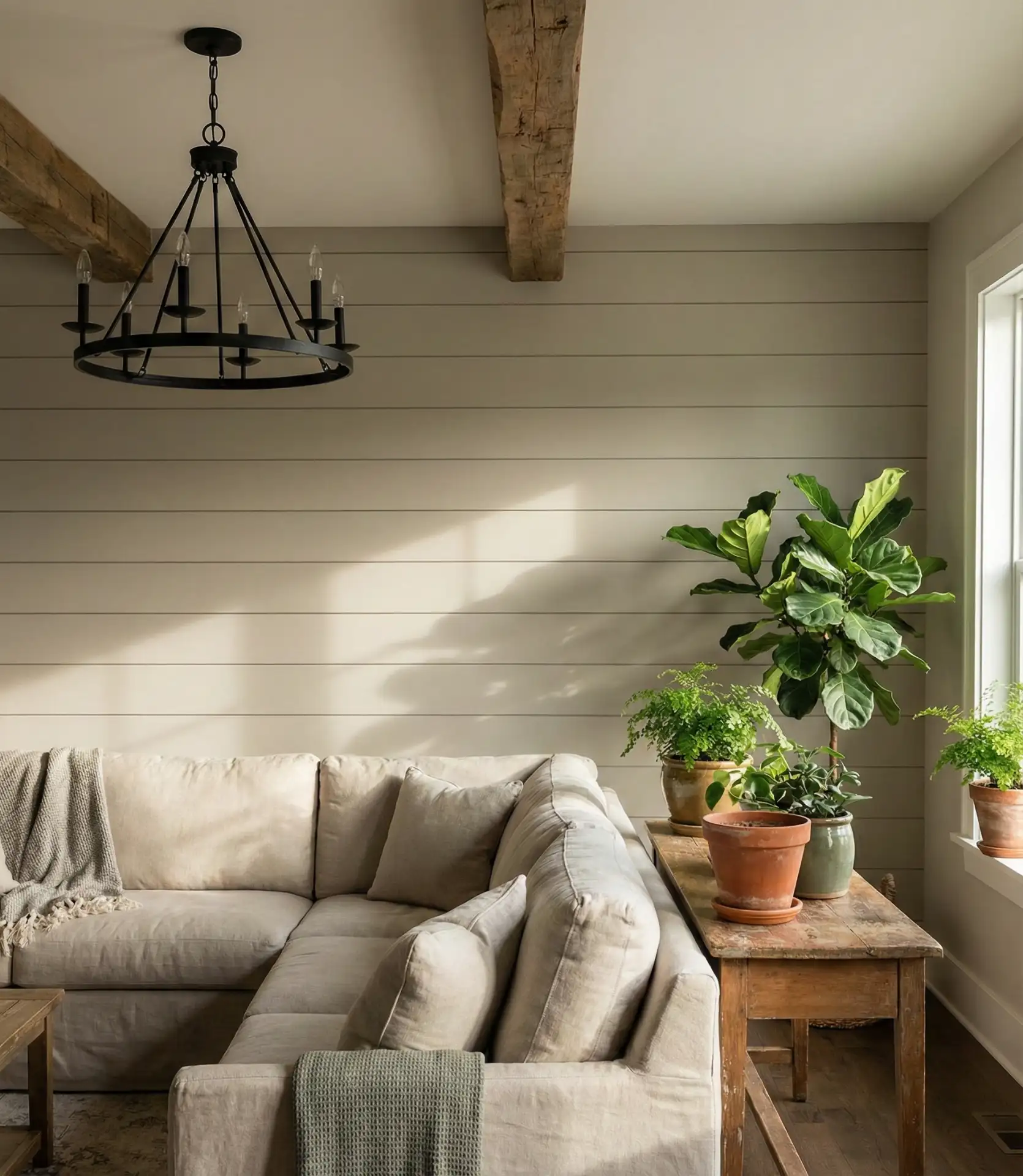Modern Farmhouse with Shiplap Accent Wall 2