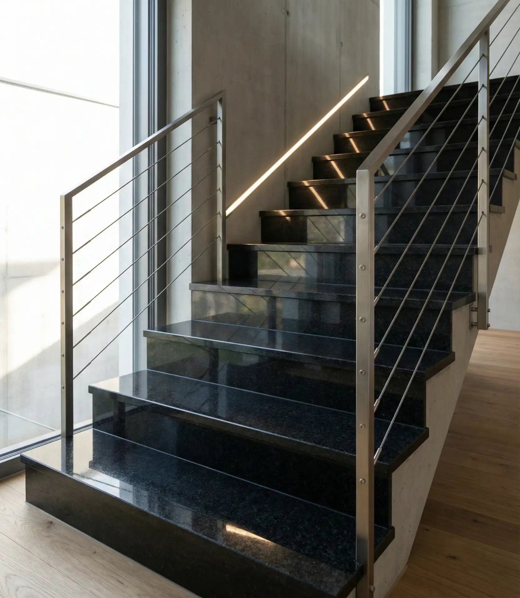 Modern Granite Accent Steps 2