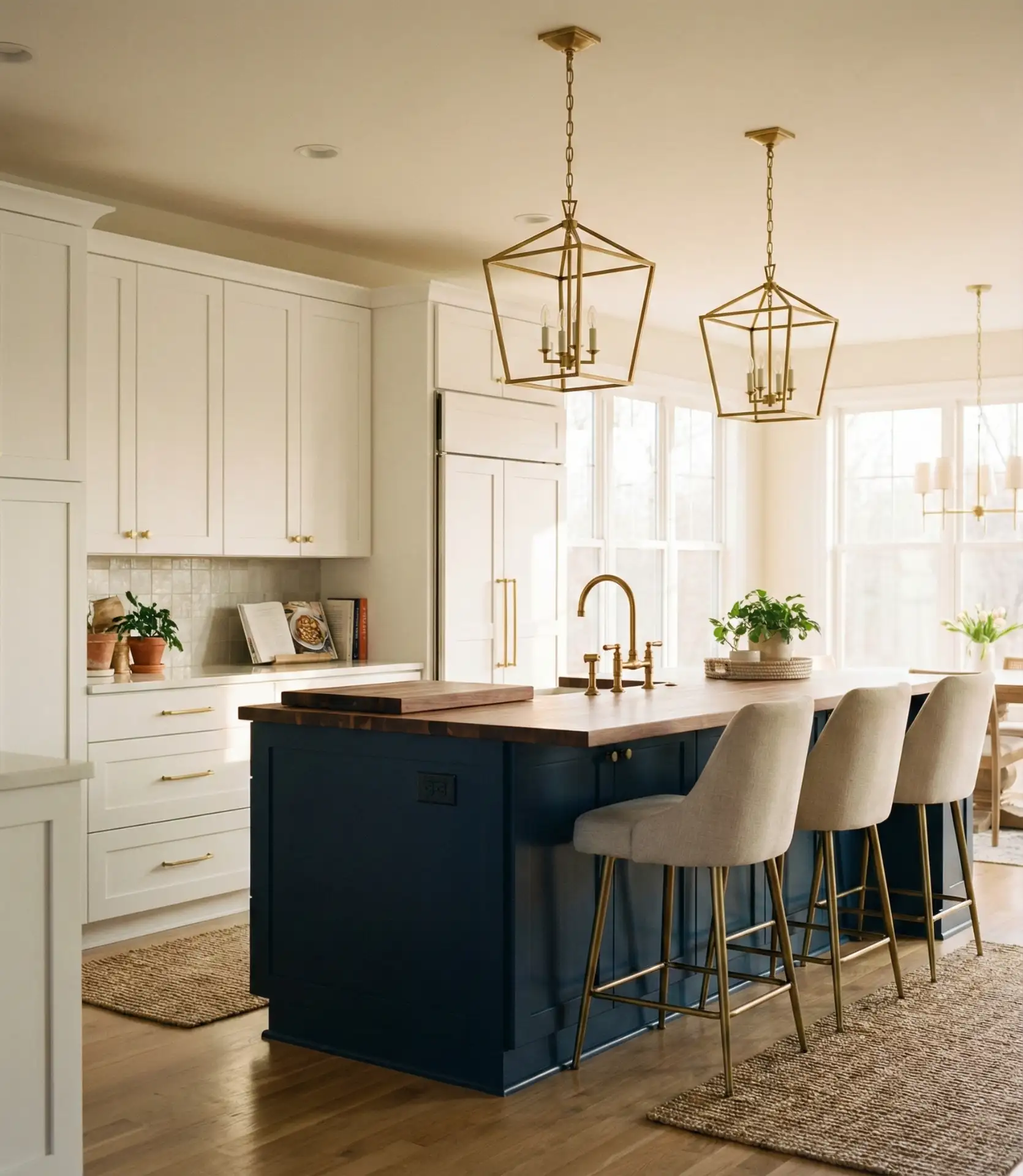 Modern Open Layout with Island Seating 1