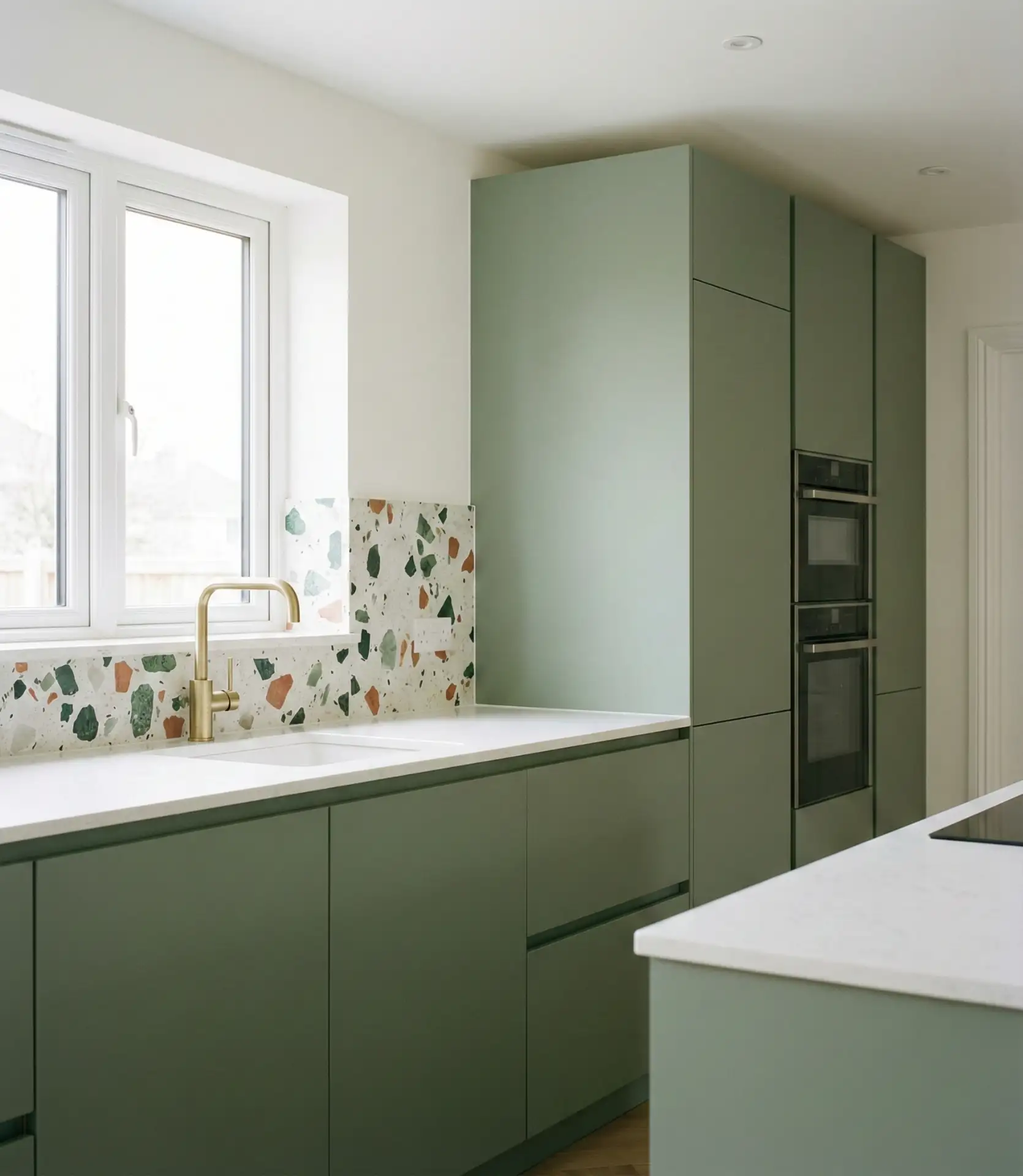 Modern Sage Green Kitchen Designs 2