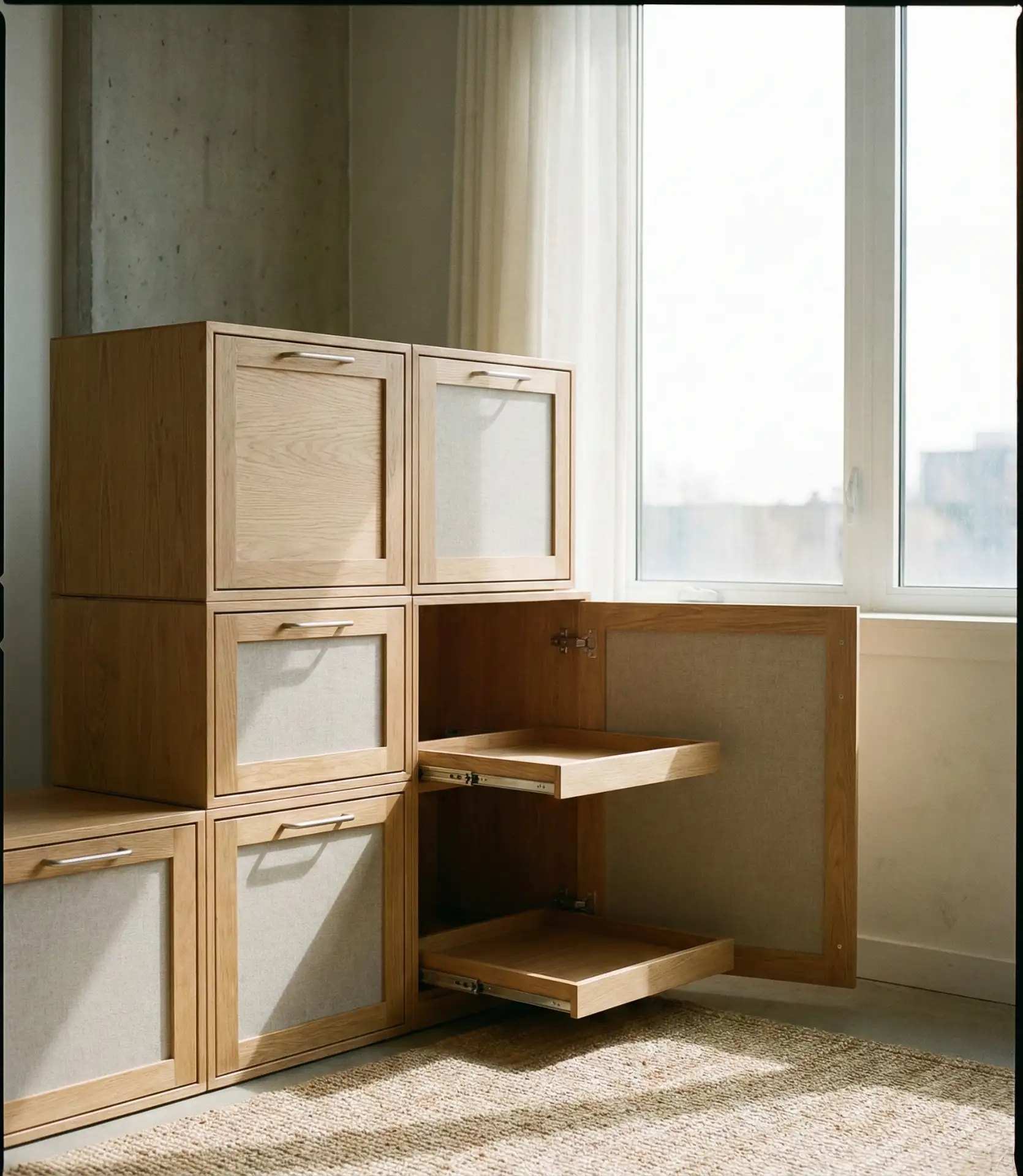 Modular Cabinetry for Flexible Configurations 1